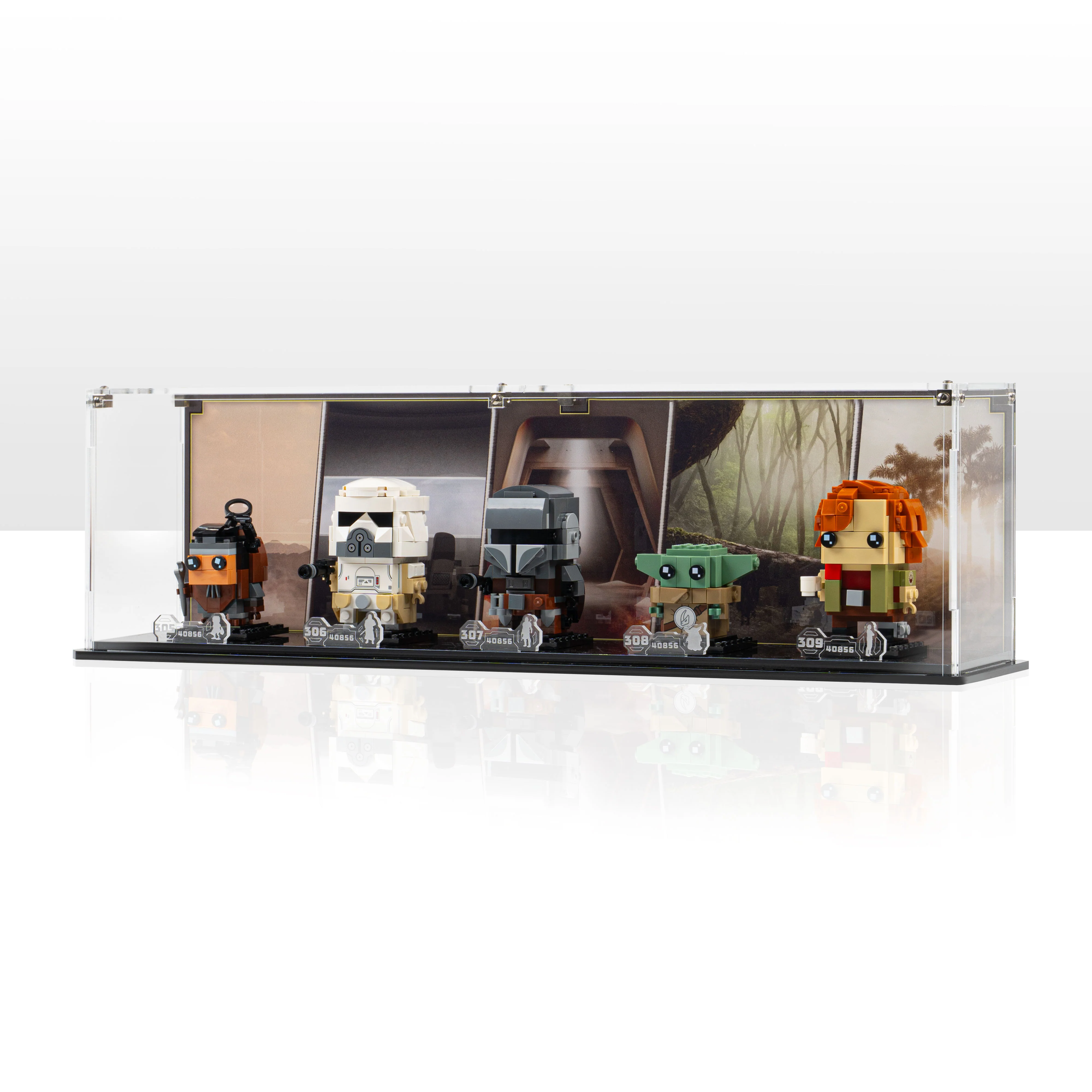 Display Case for LEGO® Star Wars: The Mandalorian and Grogu: Allies & Villains (40856)