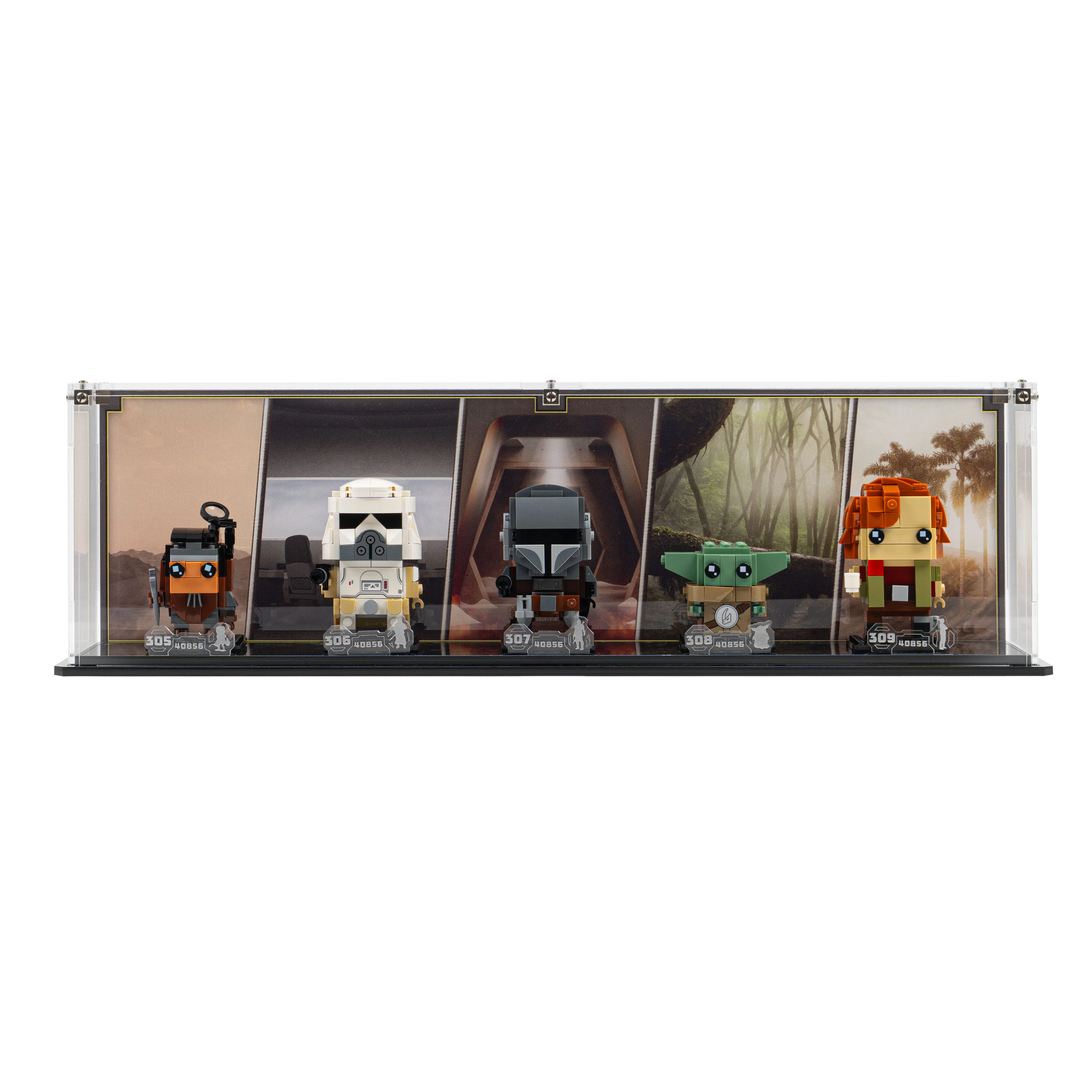 Display Case for LEGO® Star Wars: The Mandalorian and Grogu: Allies & Villains (40856) - Image 3