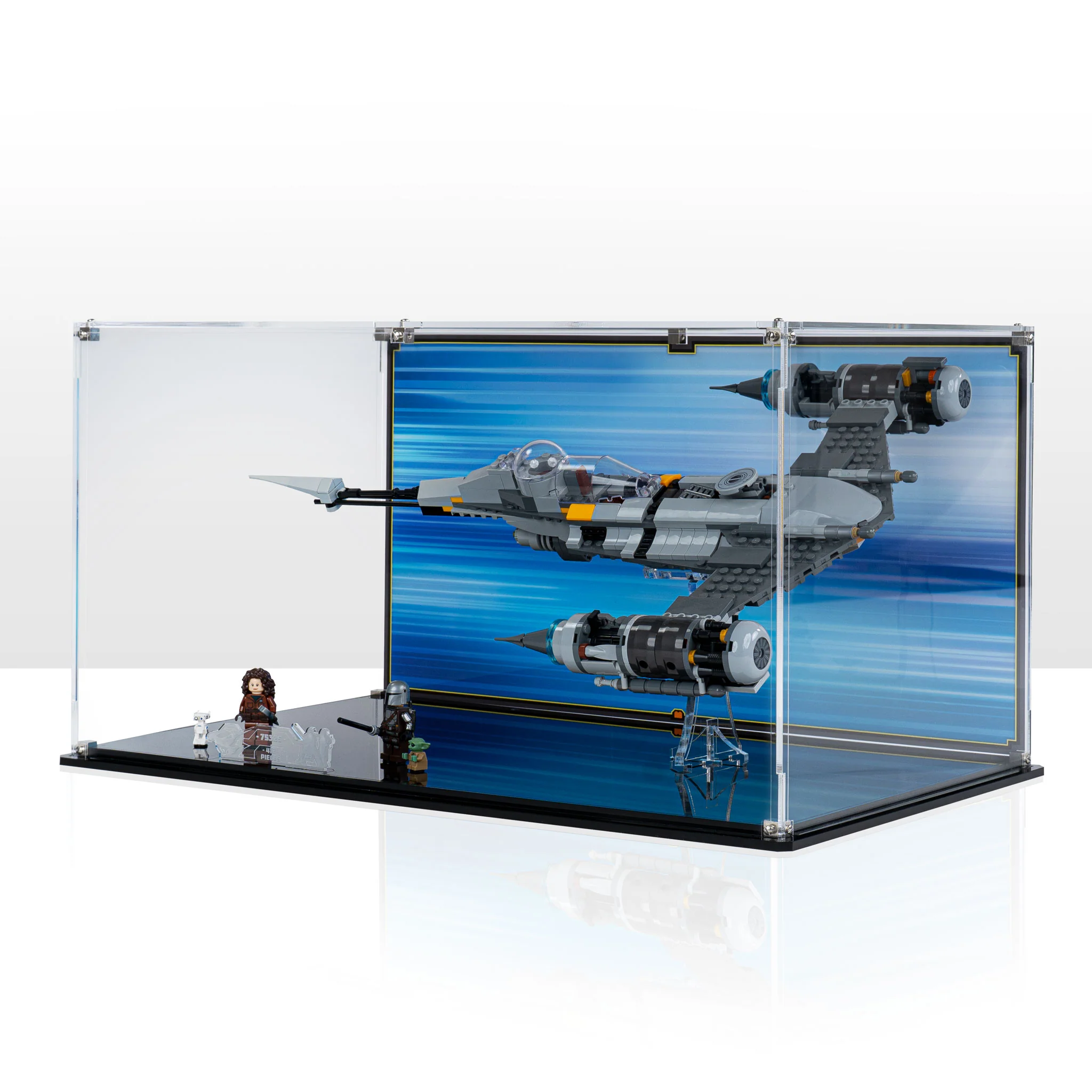 Display Case for LEGO® Star Wars The Mandalorian's N-1 Starfighter™ (75325)
