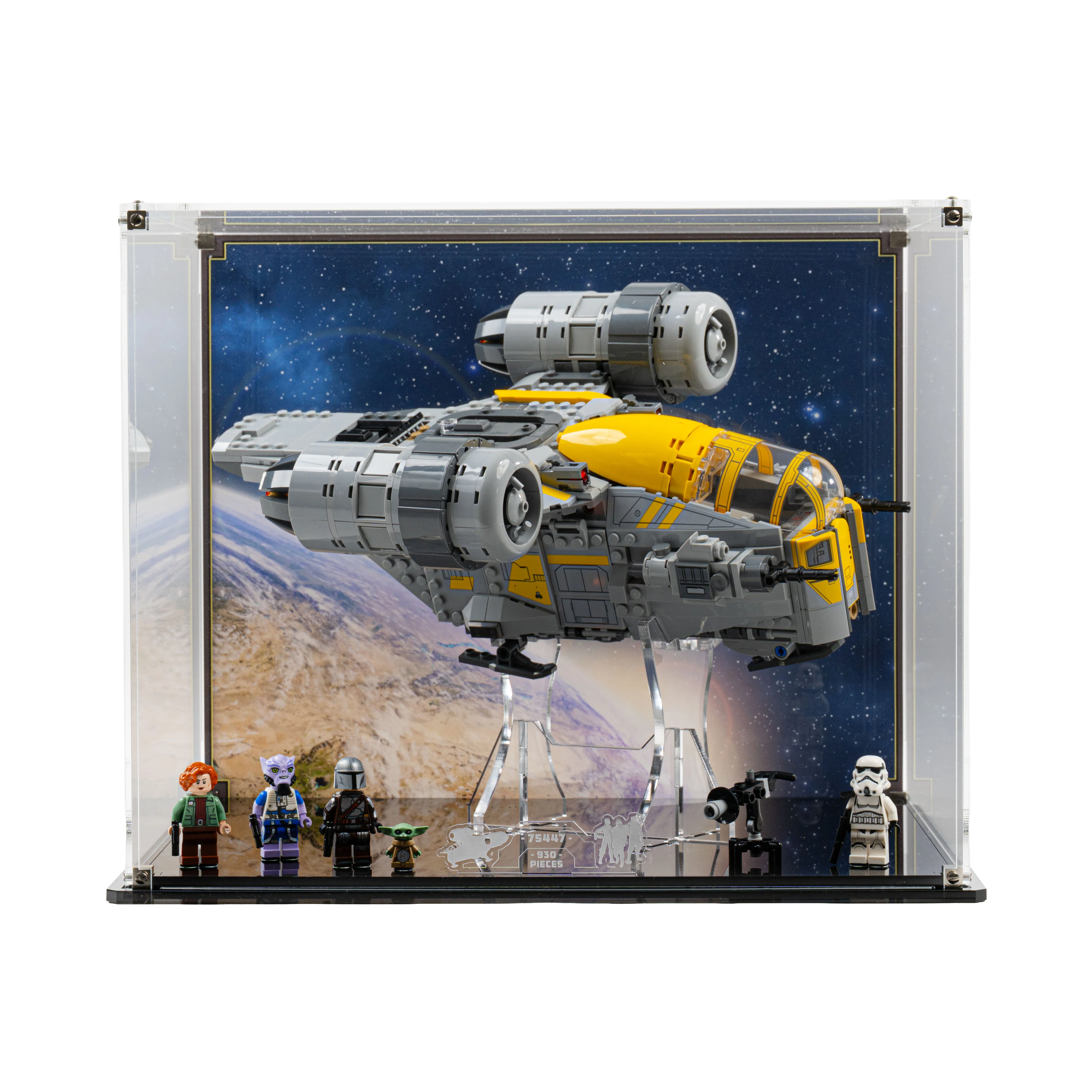 Display Case for LEGO® Star Wars™ The Razor Crest™ (75447) - Image 10