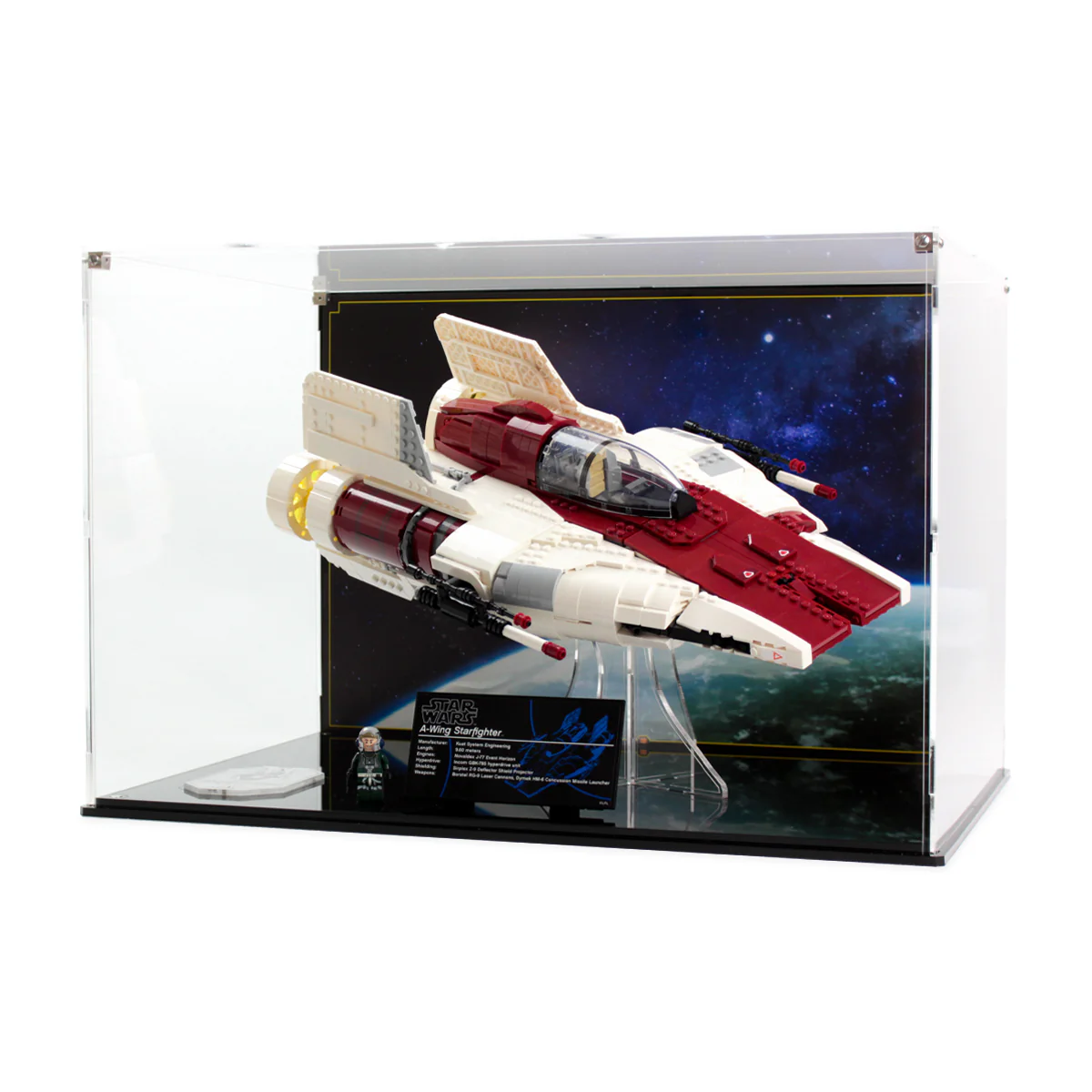 Display Case for LEGO® Star Wars™ UCS A-Wing (75275)