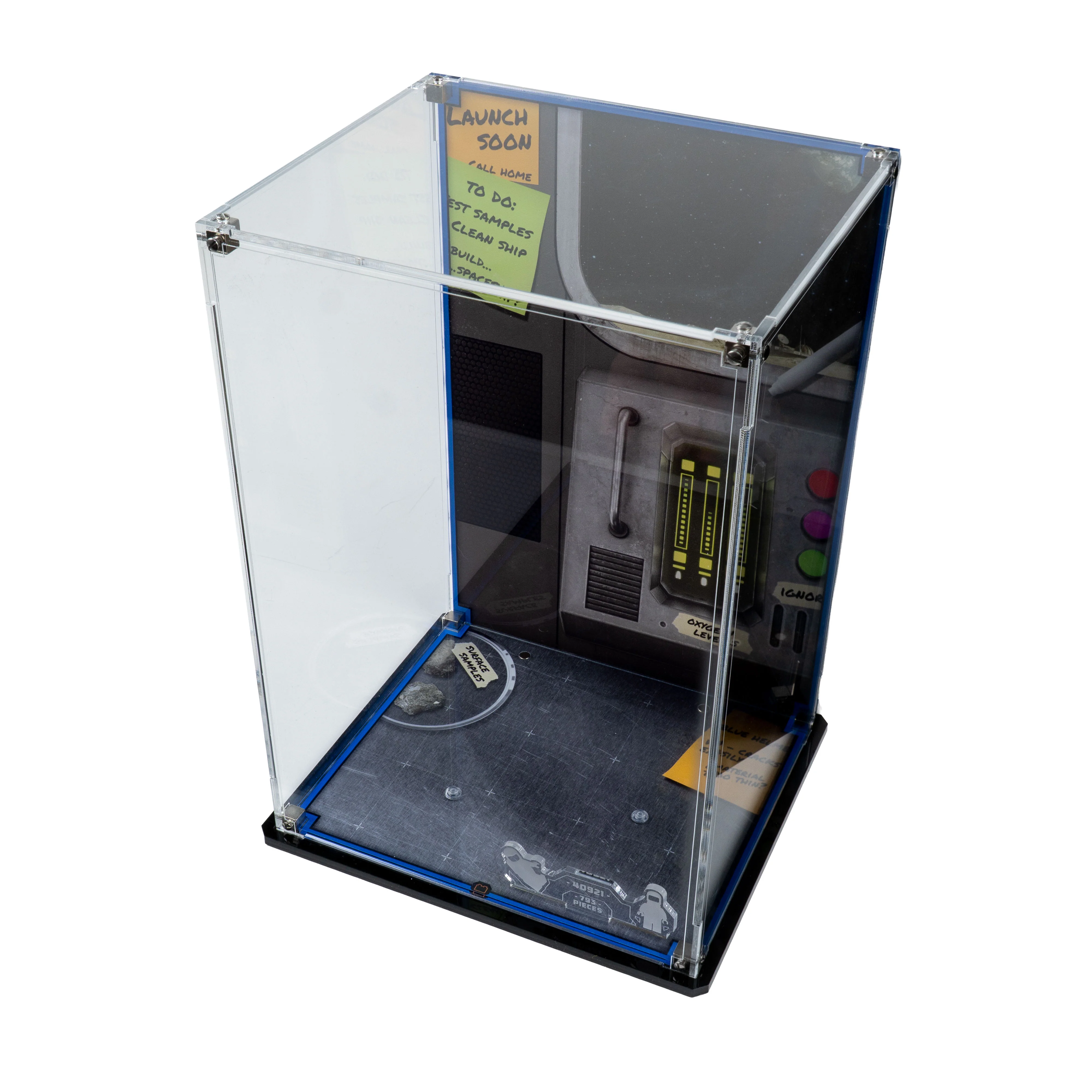 Display Case for LEGO® Up-Scaled Blue Astronaut Minifigure (40921) - Image 3