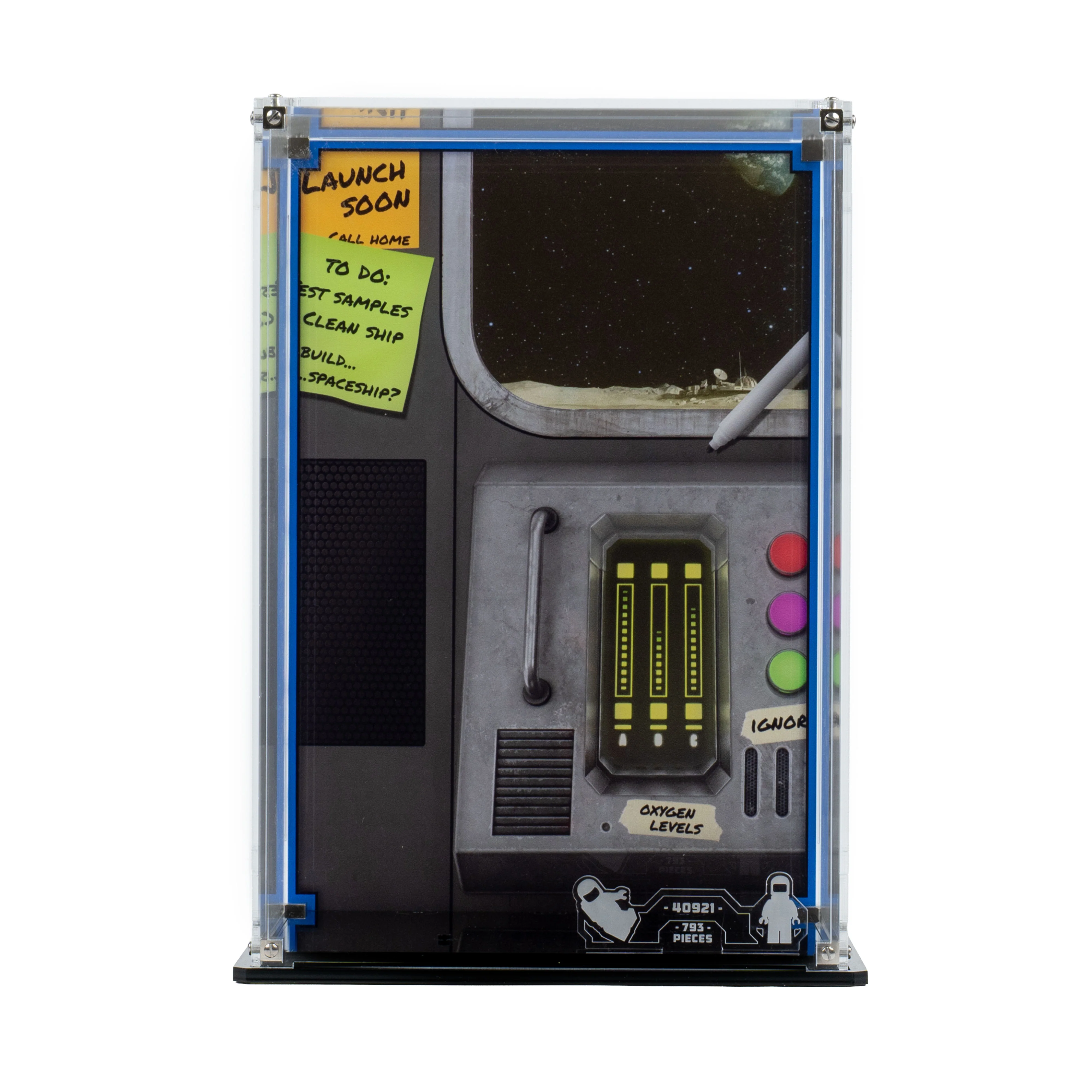 Display Case for LEGO® Up-Scaled Blue Astronaut Minifigure (40921) - Image 4