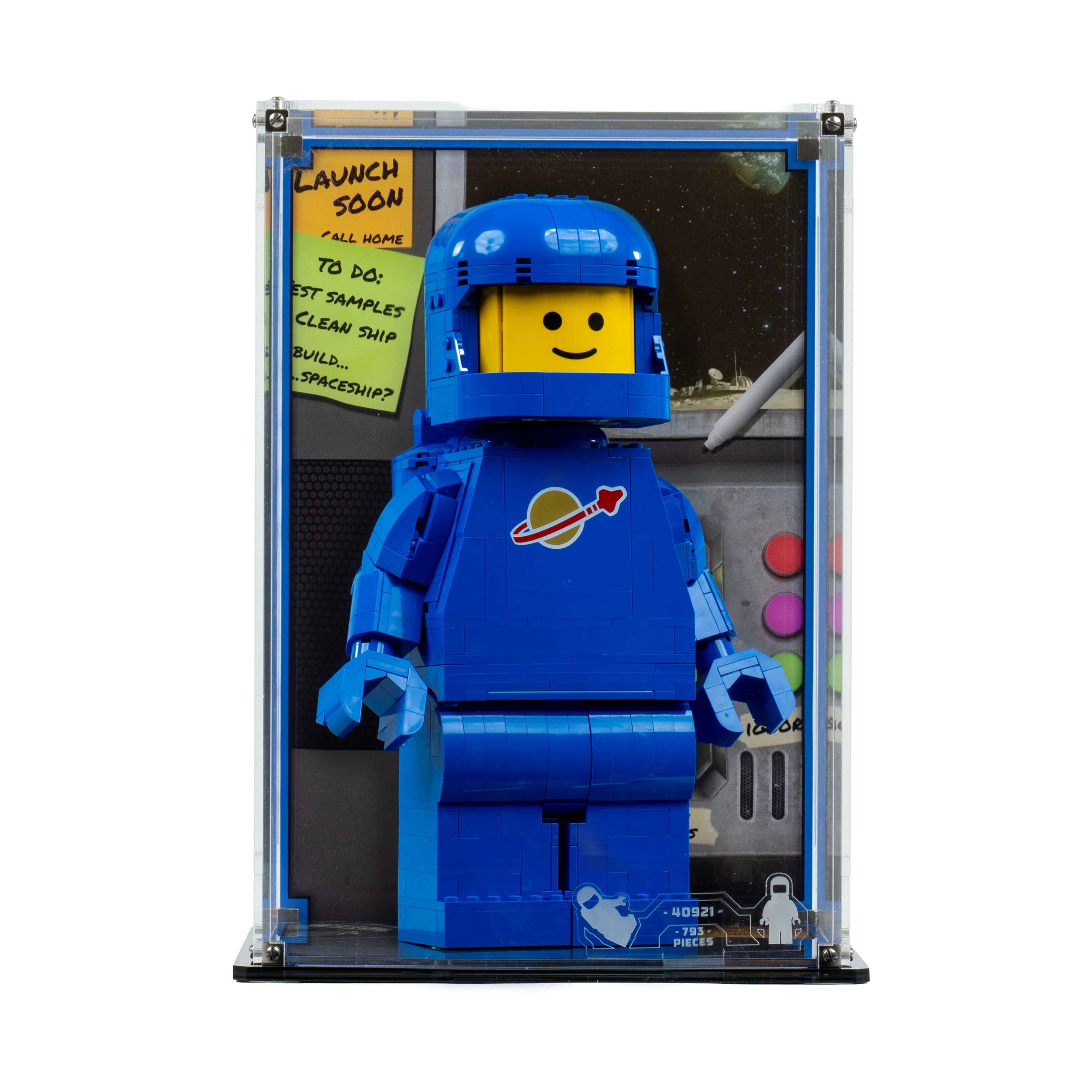 Display Case for LEGO® Up-Scaled Blue Astronaut Minifigure (40921) - Image 6