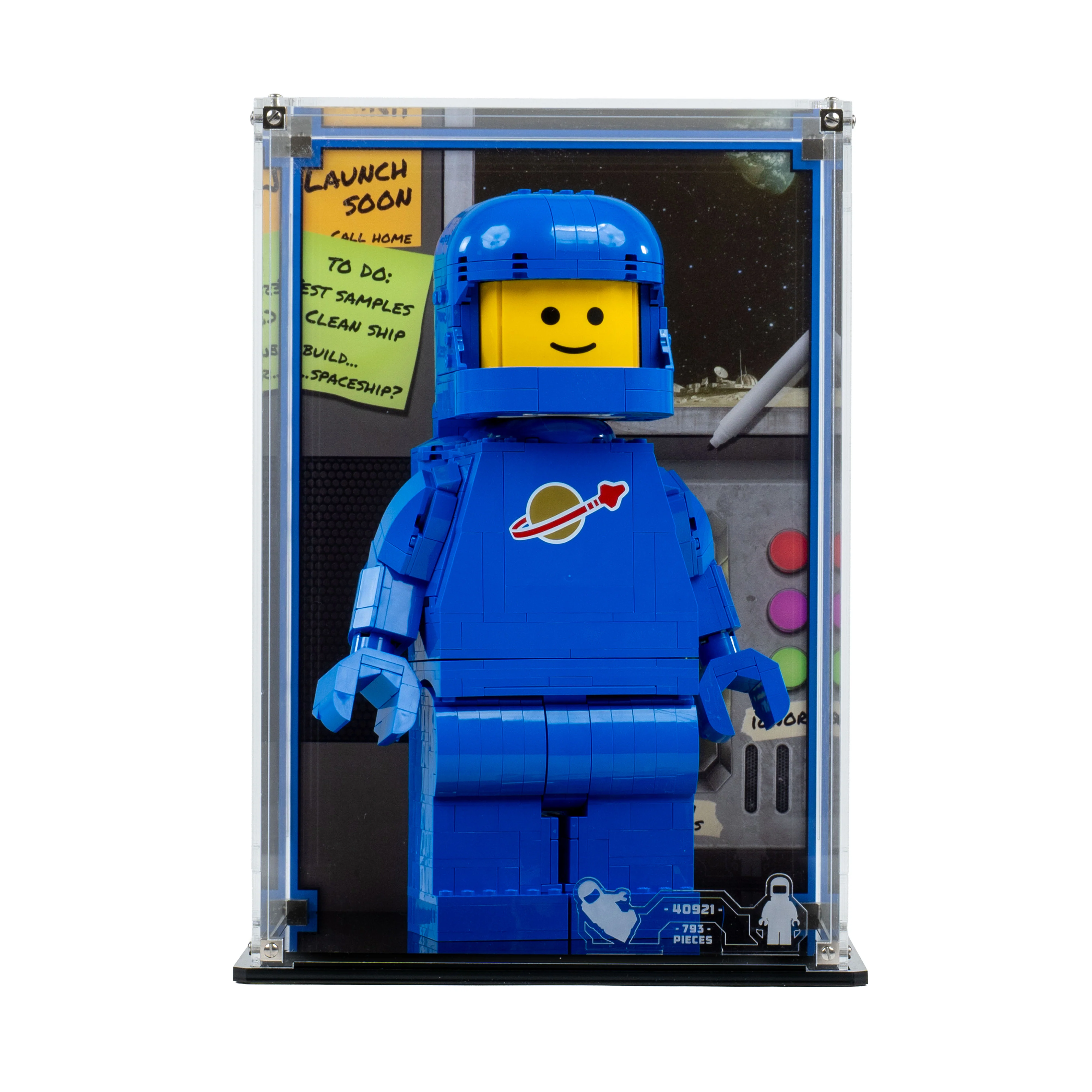Display Case for LEGO® Up-Scaled Blue Astronaut Minifigure (40921) - Image 7