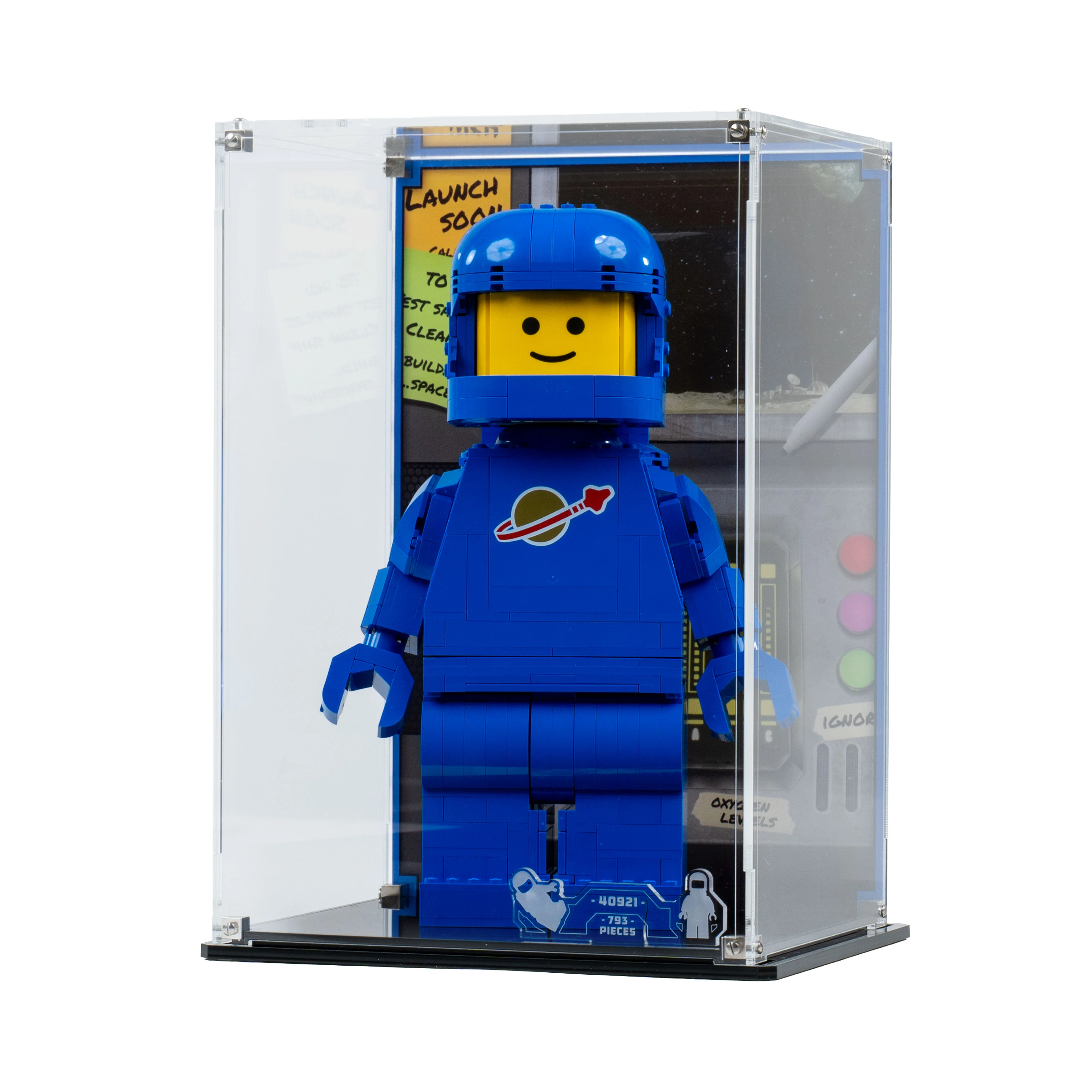 Display Case for LEGO® Up-Scaled Blue Astronaut Minifigure (40921) - Image 8