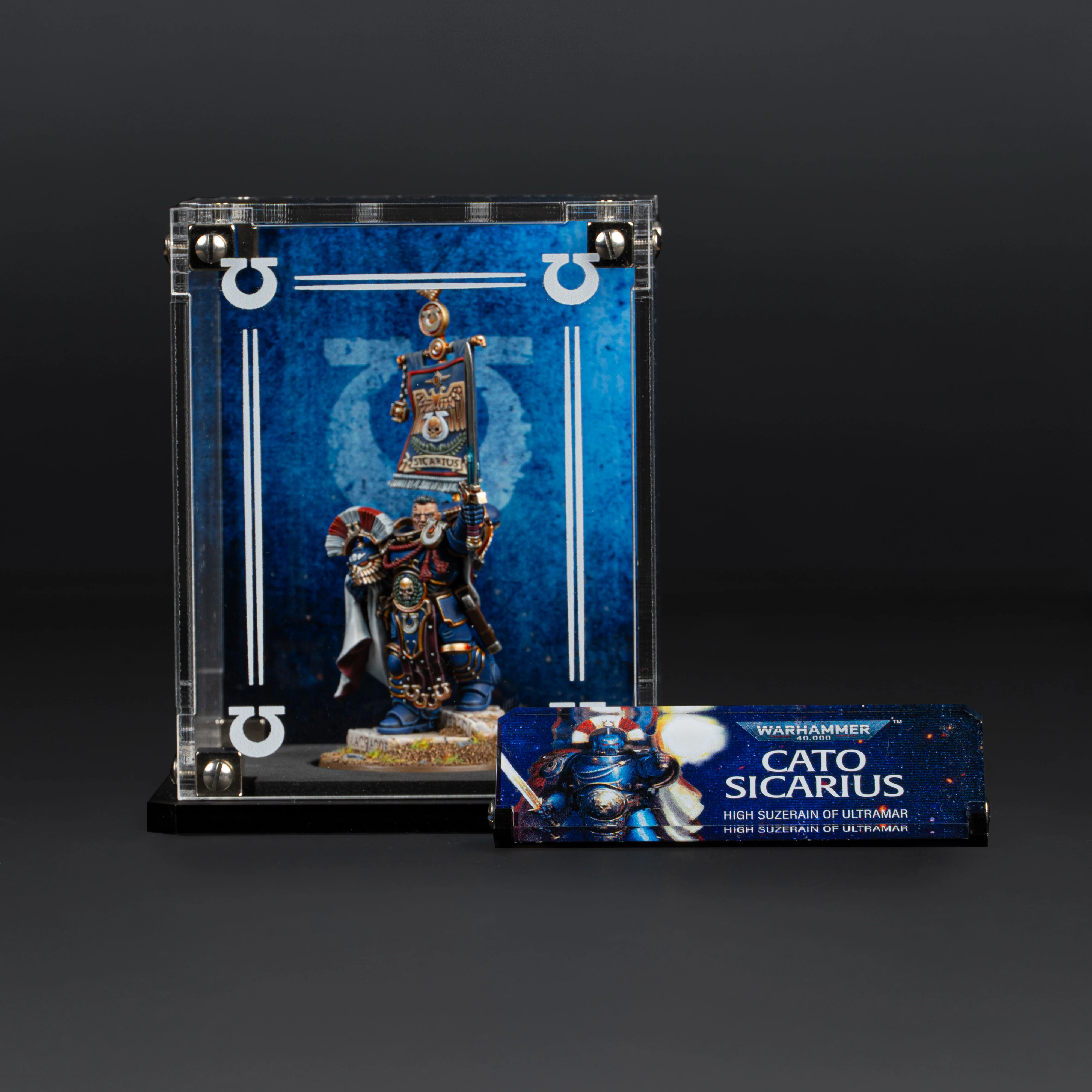Display Case for Warhammer® 40,000 Cato Sicarius