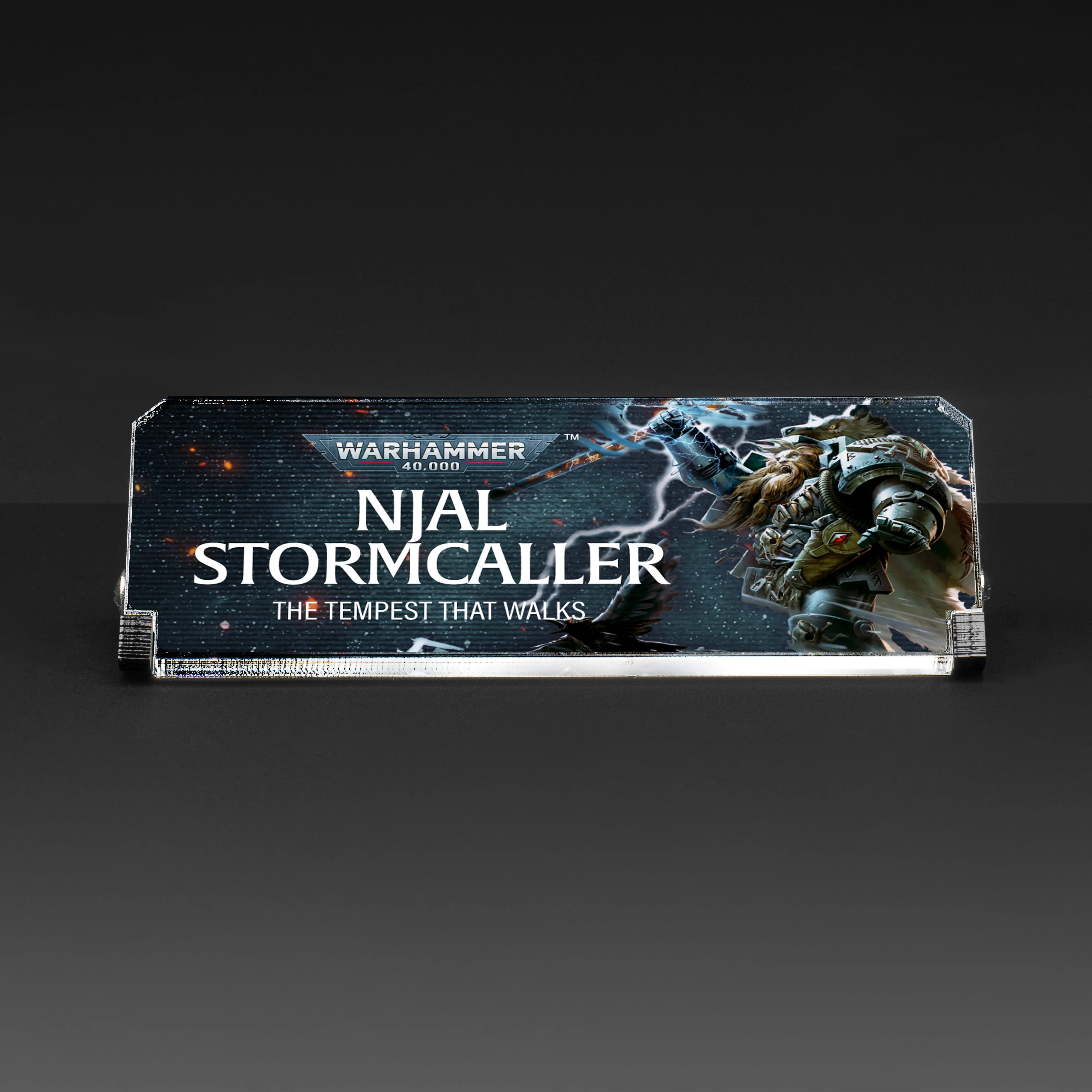 Plaque for Warhammer® 40,000 Njal Stormcaller - Image 2