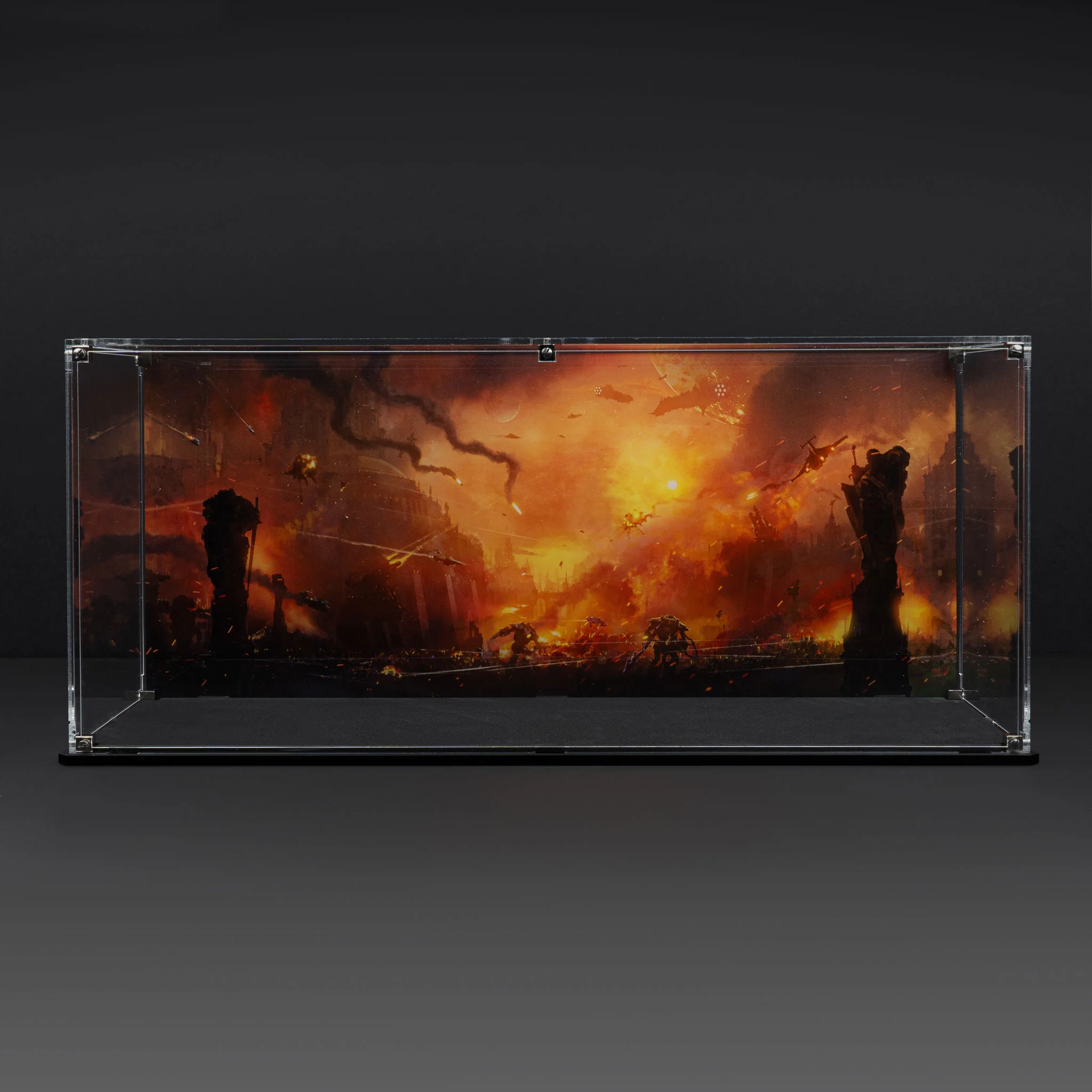 Display Case for Warhammer® Army with Endless War Background - Image 2