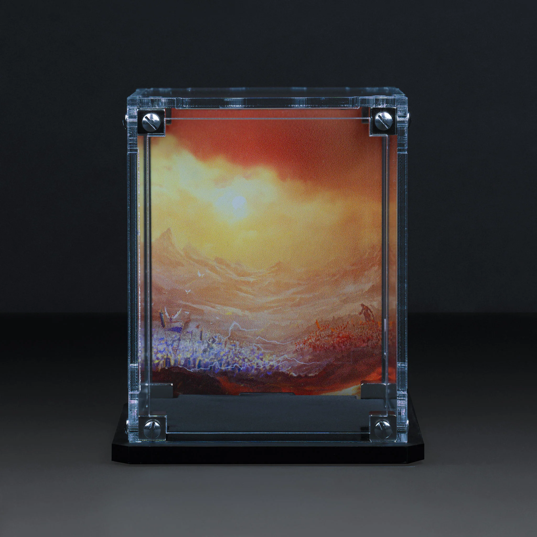 Display Case for Warhammer® Miniature with Eternal Conflict Background - Image 2