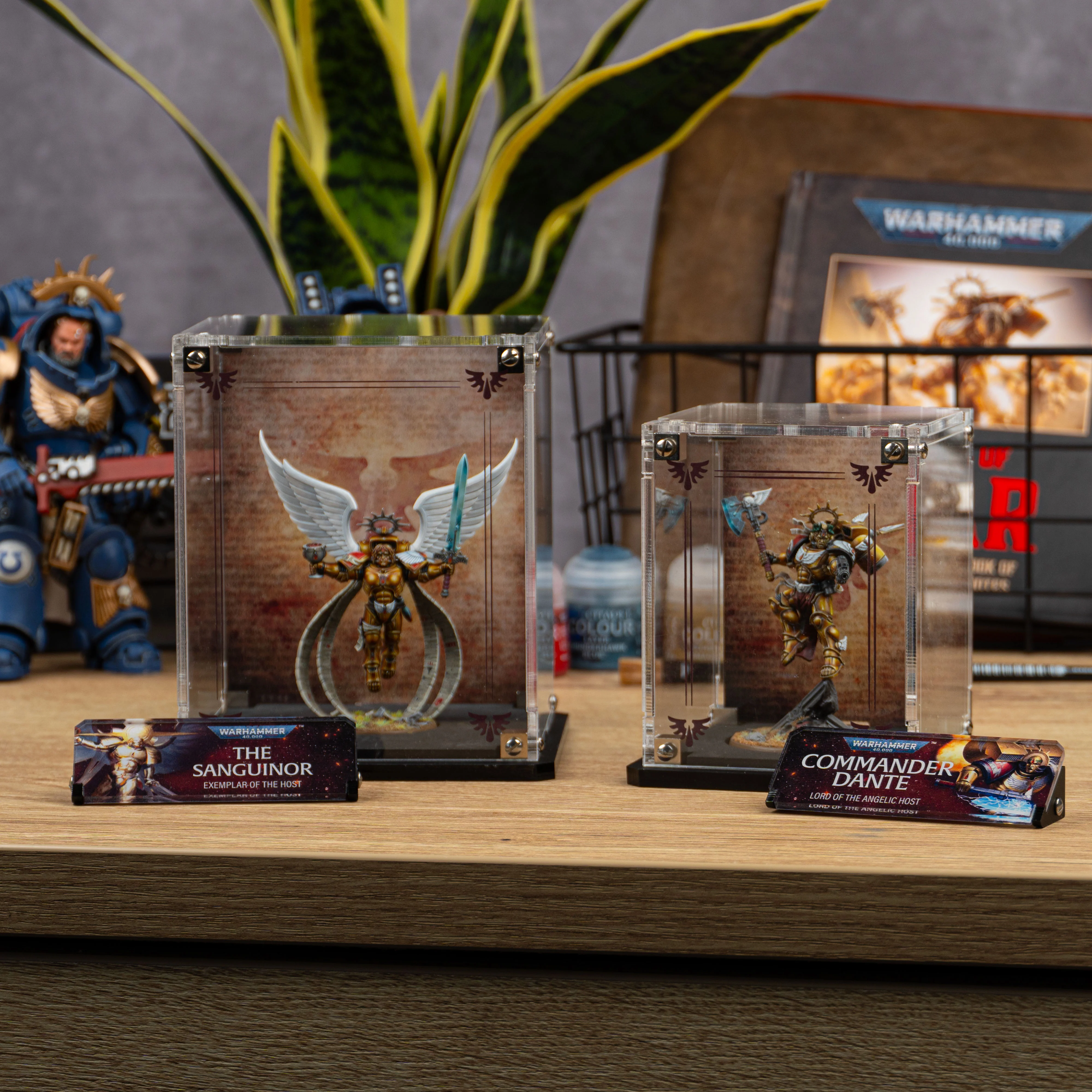 Display Cases for Warhammer® 40,000 Blood Angels Miniatures - Image 2