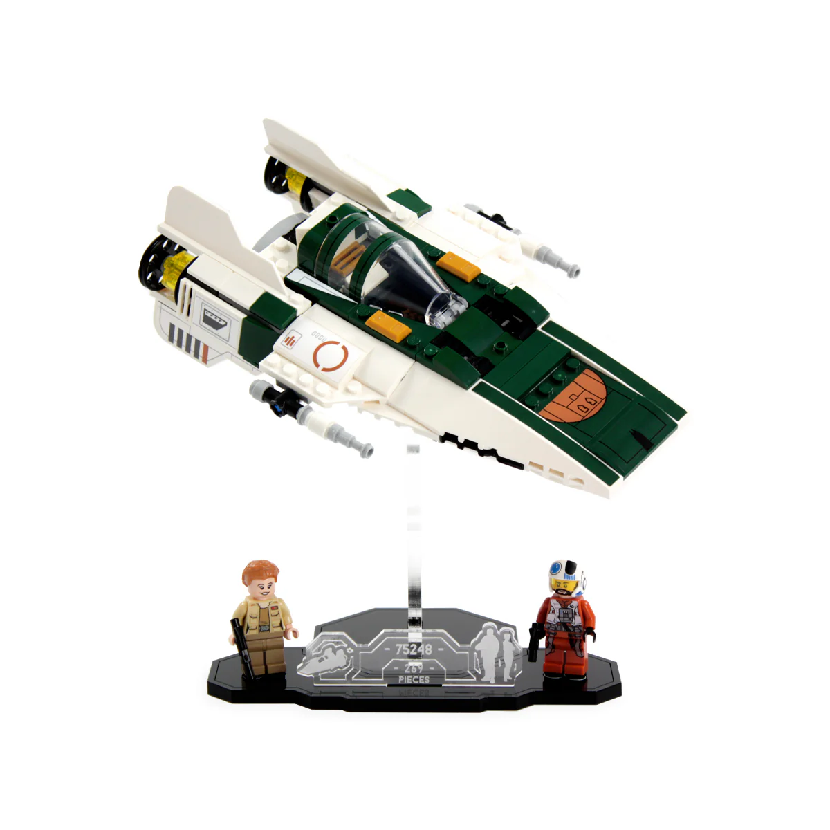 Display Stand for LEGO® Star Wars™ Resistance A-Wing (75248)