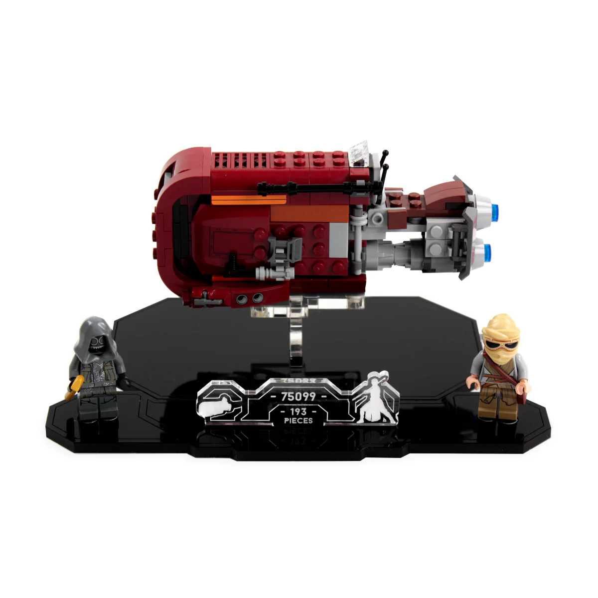 Display Stand for LEGO® Star Wars™ Rey's Landspeeder (75099)