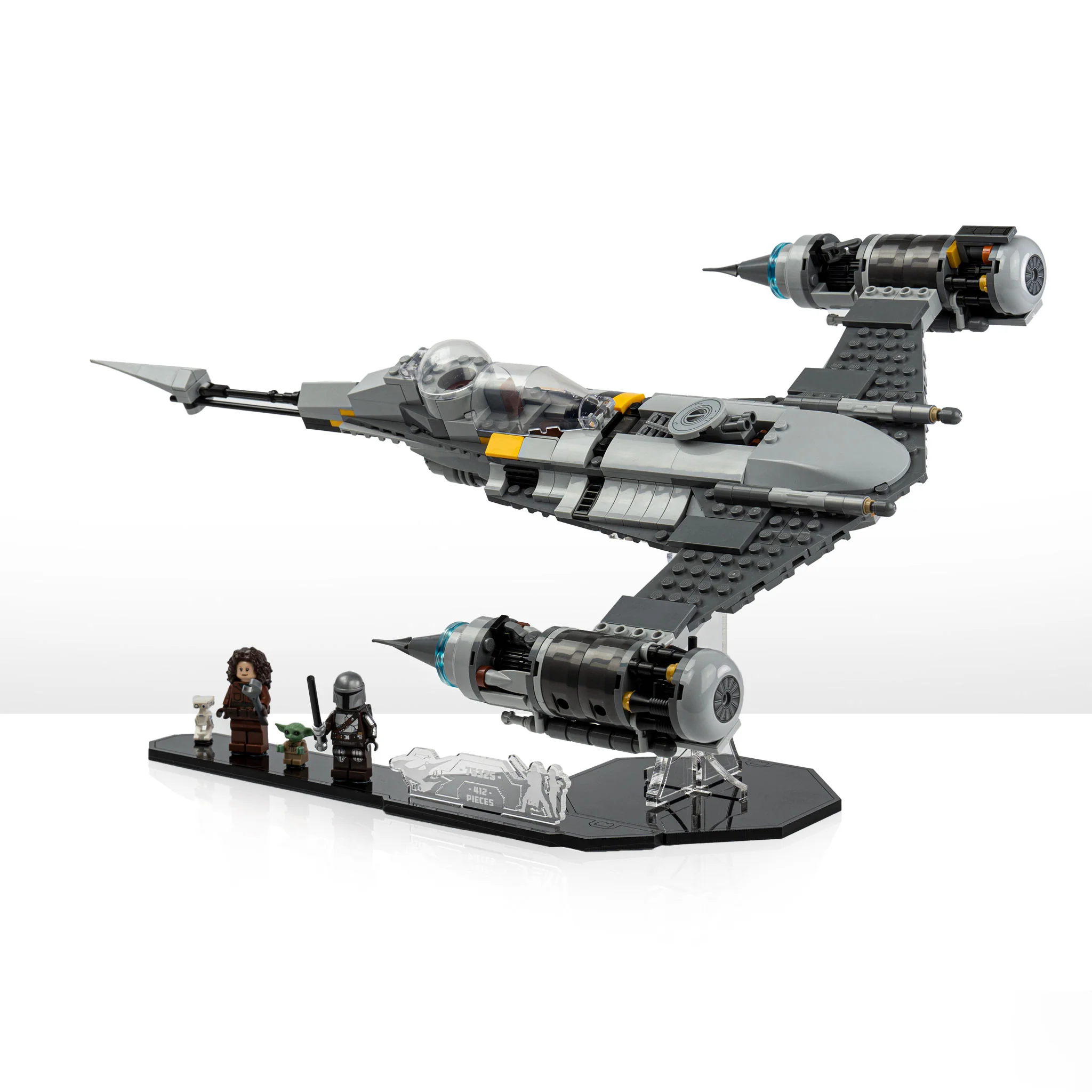 Display Stand for LEGO® Star Wars™ The Mandalorian's N1 Starfighter™ (75325)