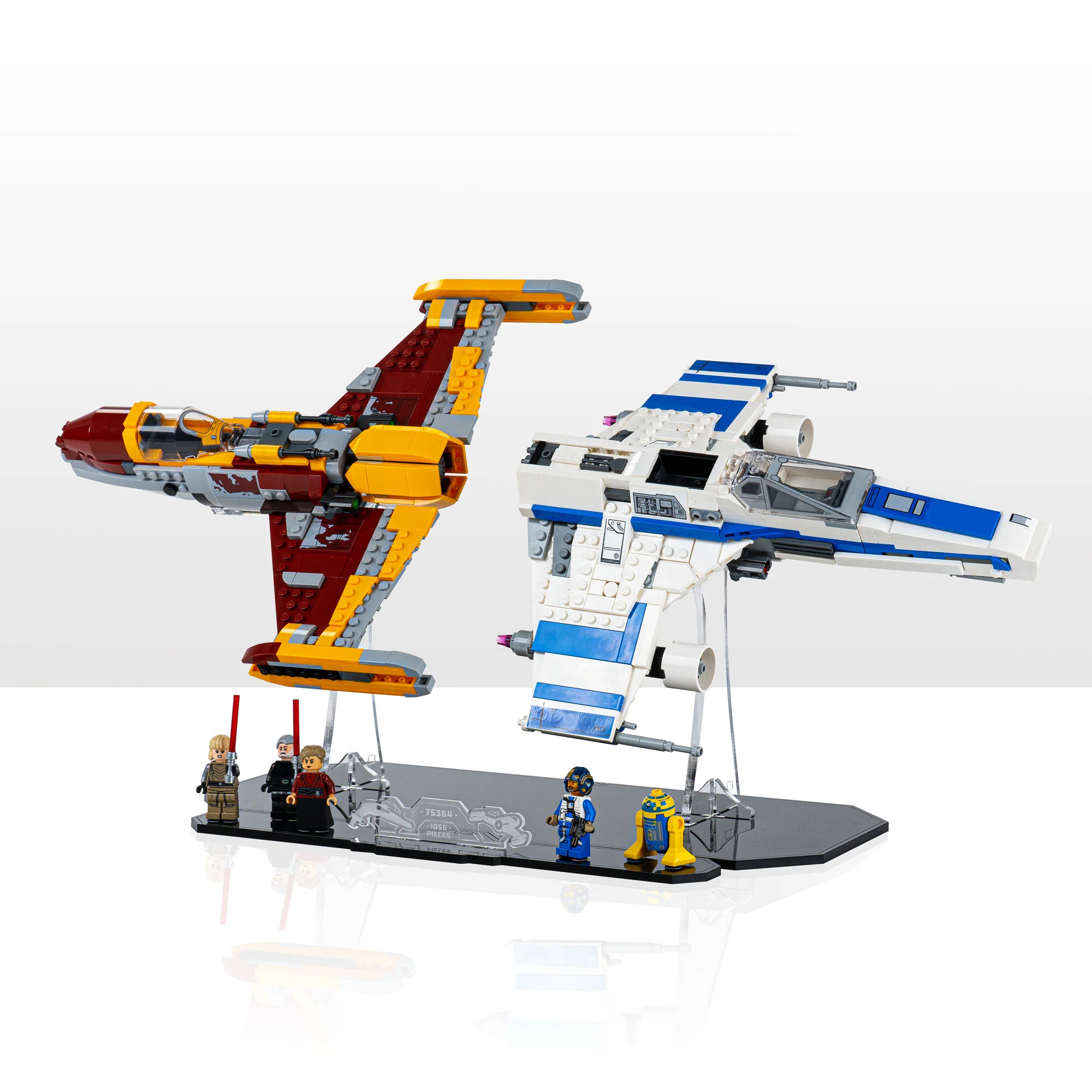Display Stand for LEGO® Star Wars™ New Republic E-Wing™ vs. Shin Hati’s Starfighter™ (75364)
