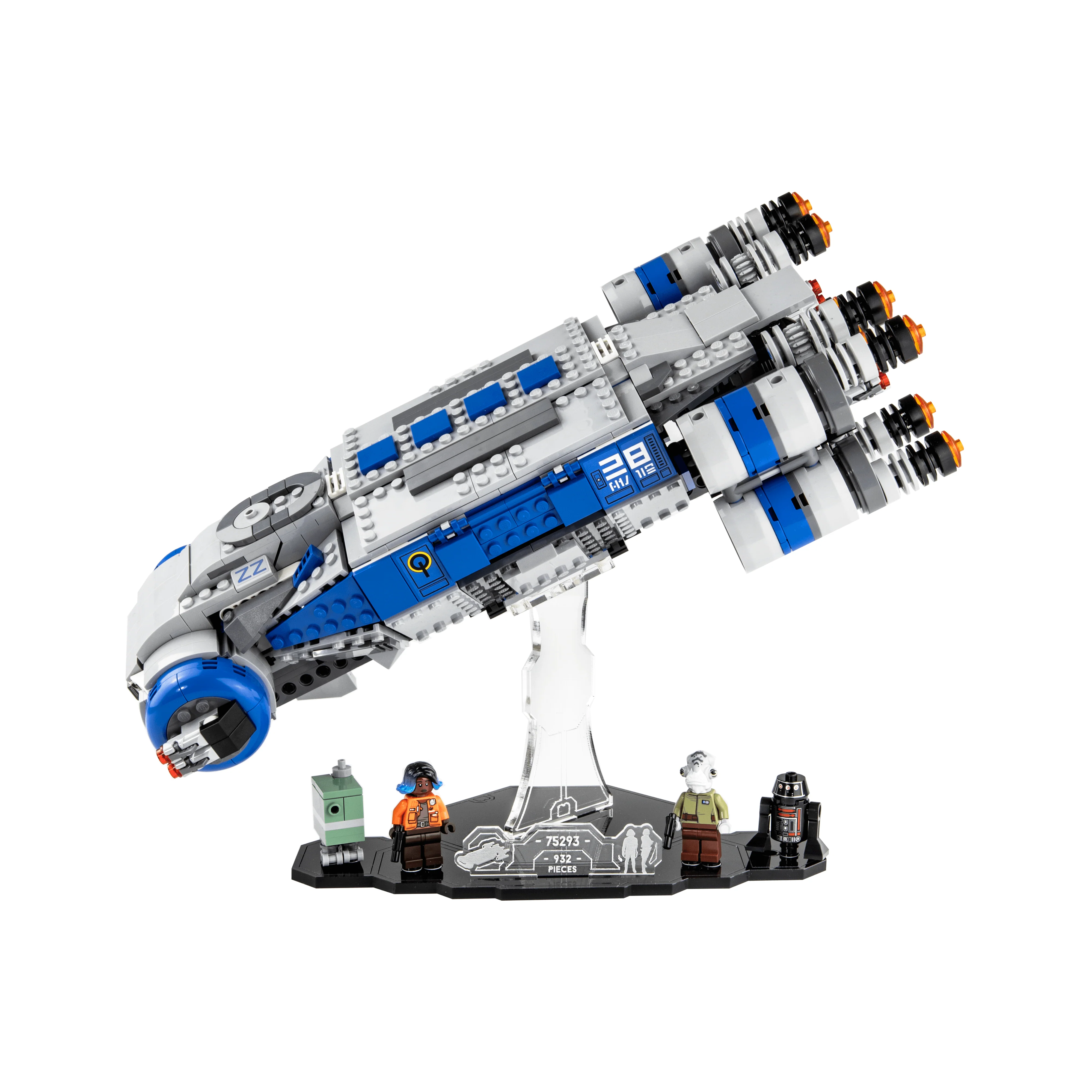 Display Stand for LEGO® Star Wars™ Resistance I-TS Transport (75293)