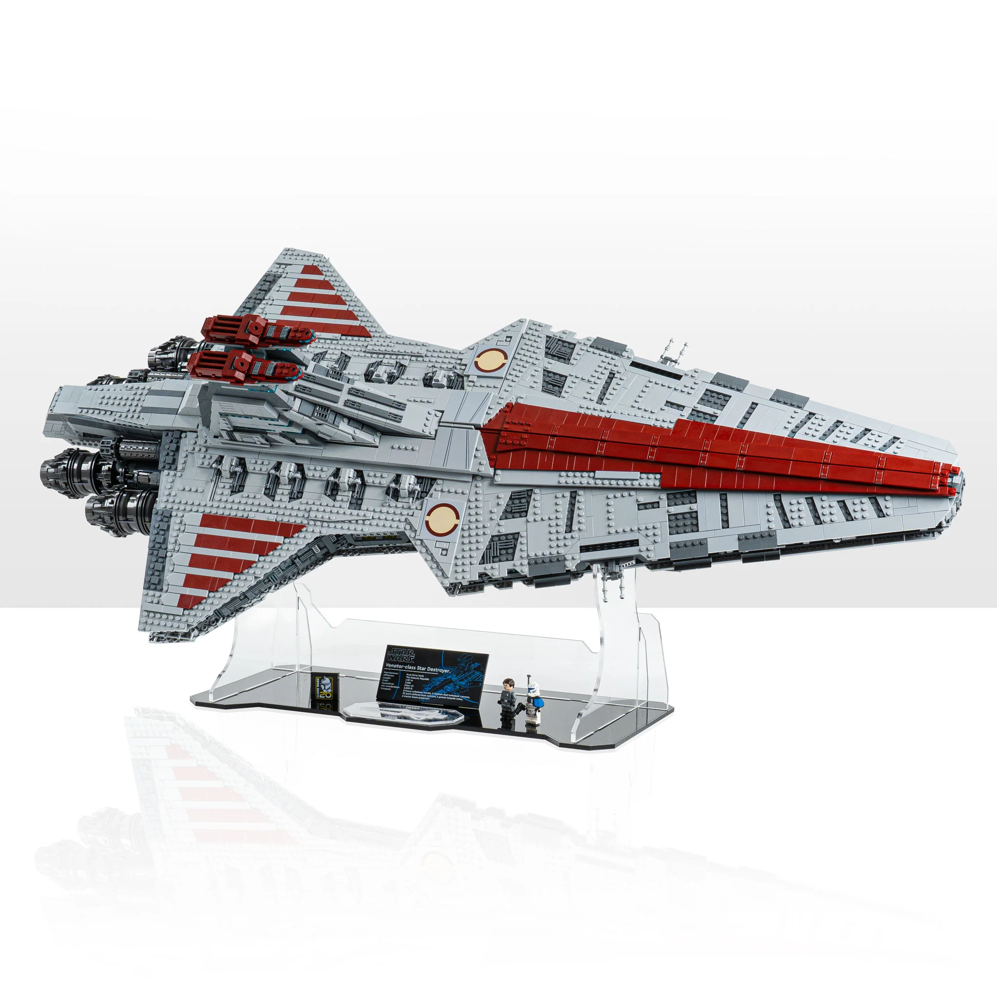 Display Stand for LEGO® Star Wars™ Venator-Class Republic Attack Cruiser (75367)