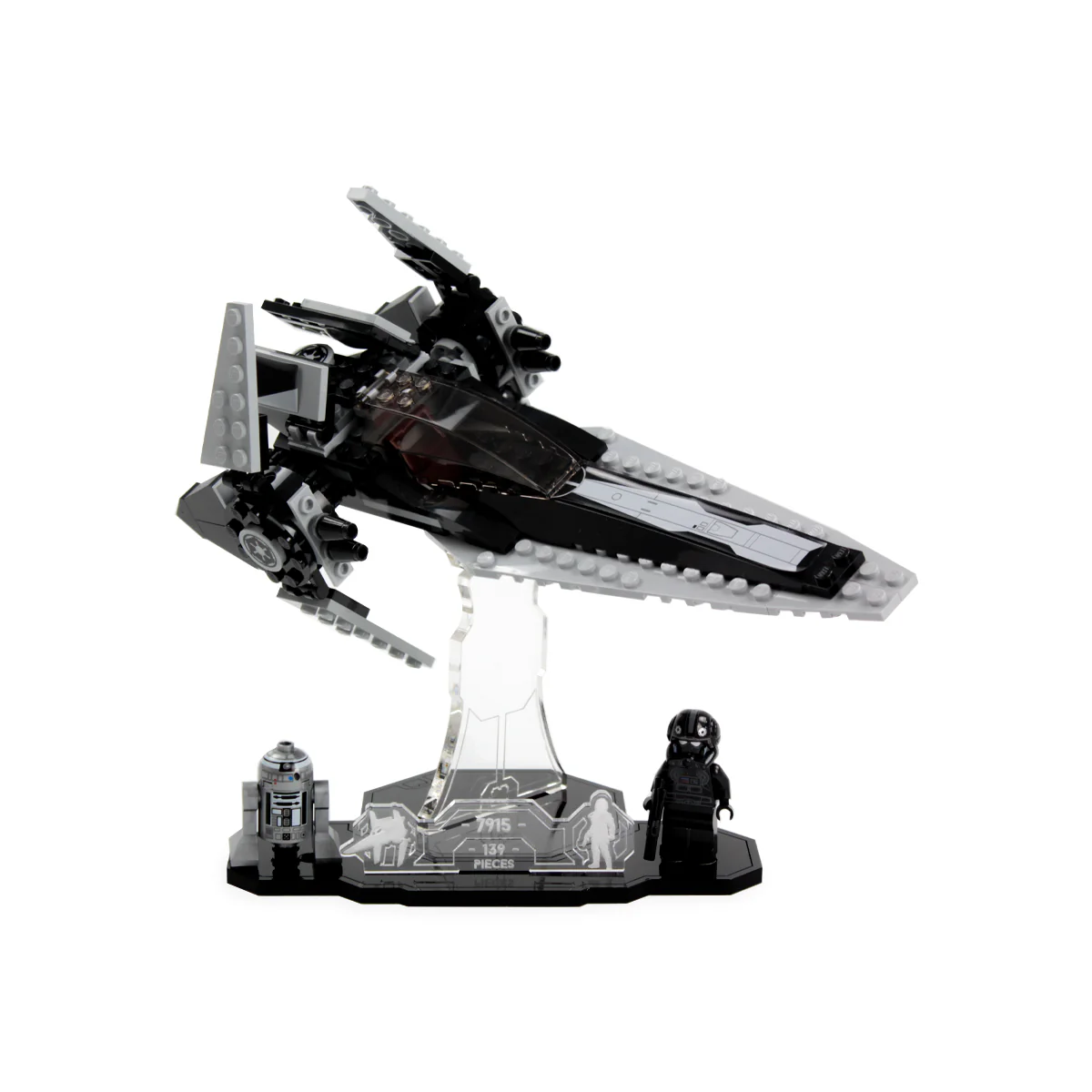 Display Stand for LEGO® Star Wars™ Imperial V-Wing Starfighter (7915)