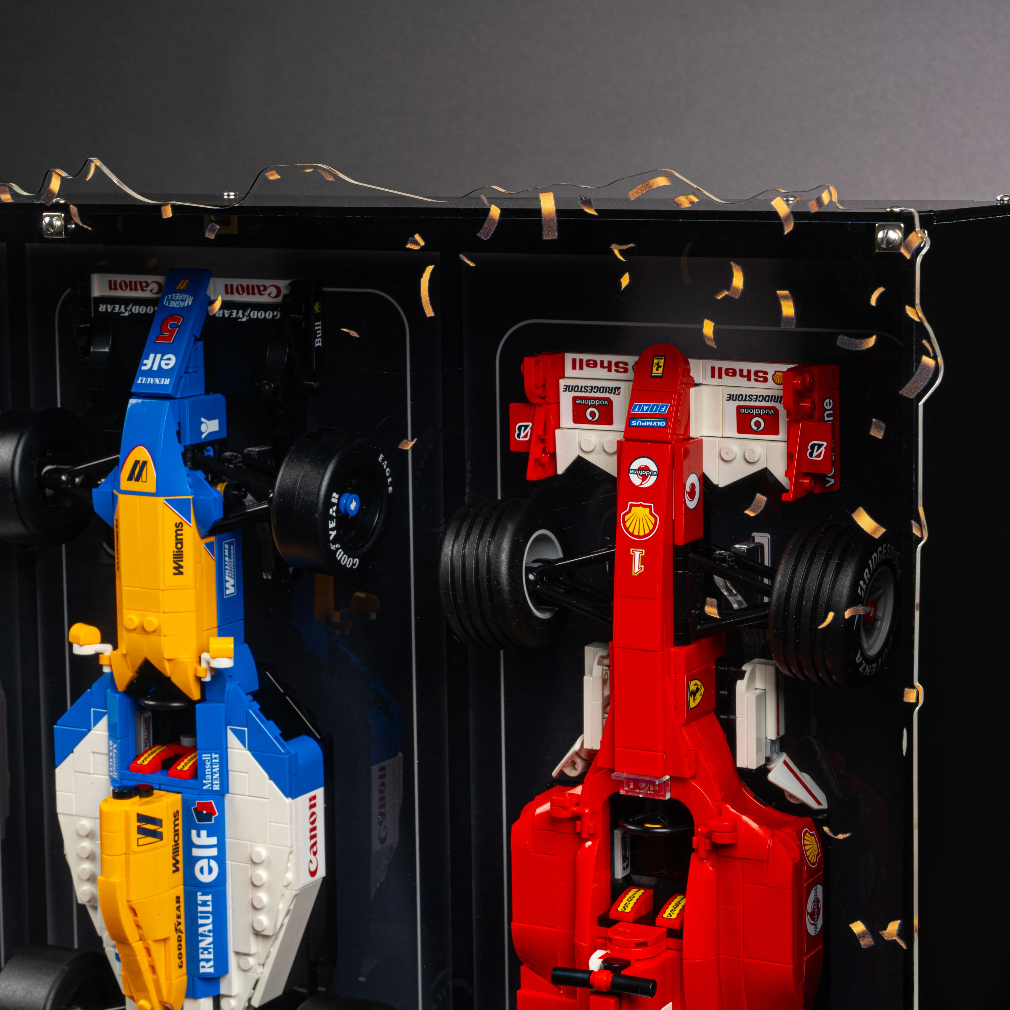 Limited Edition Wall Mountable Display Case for LEGO® Icons: F1 Legends (10330, 10353, 11375) - Image 10