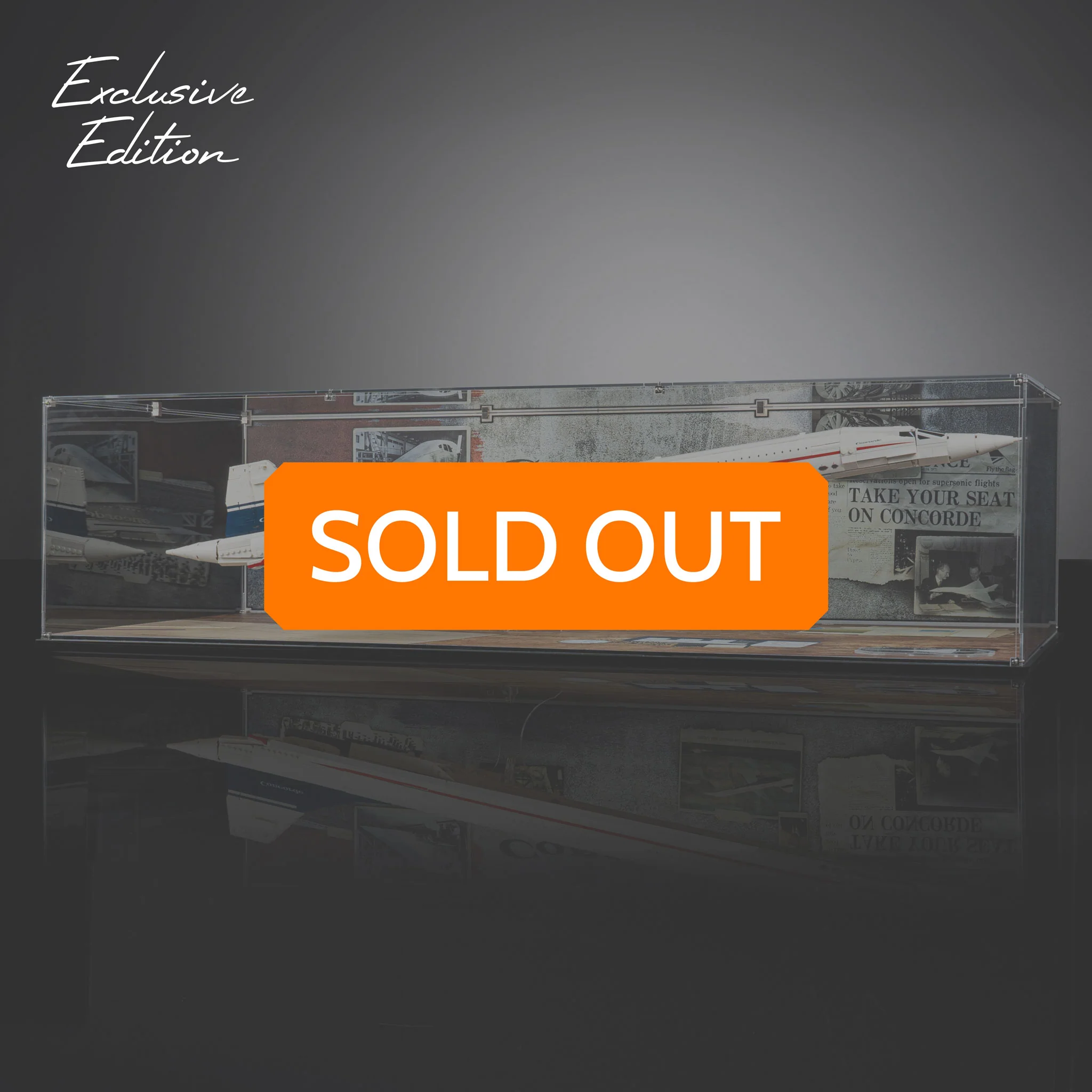 Limited Edition Display Case for LEGO® Icons: Concorde (10318)