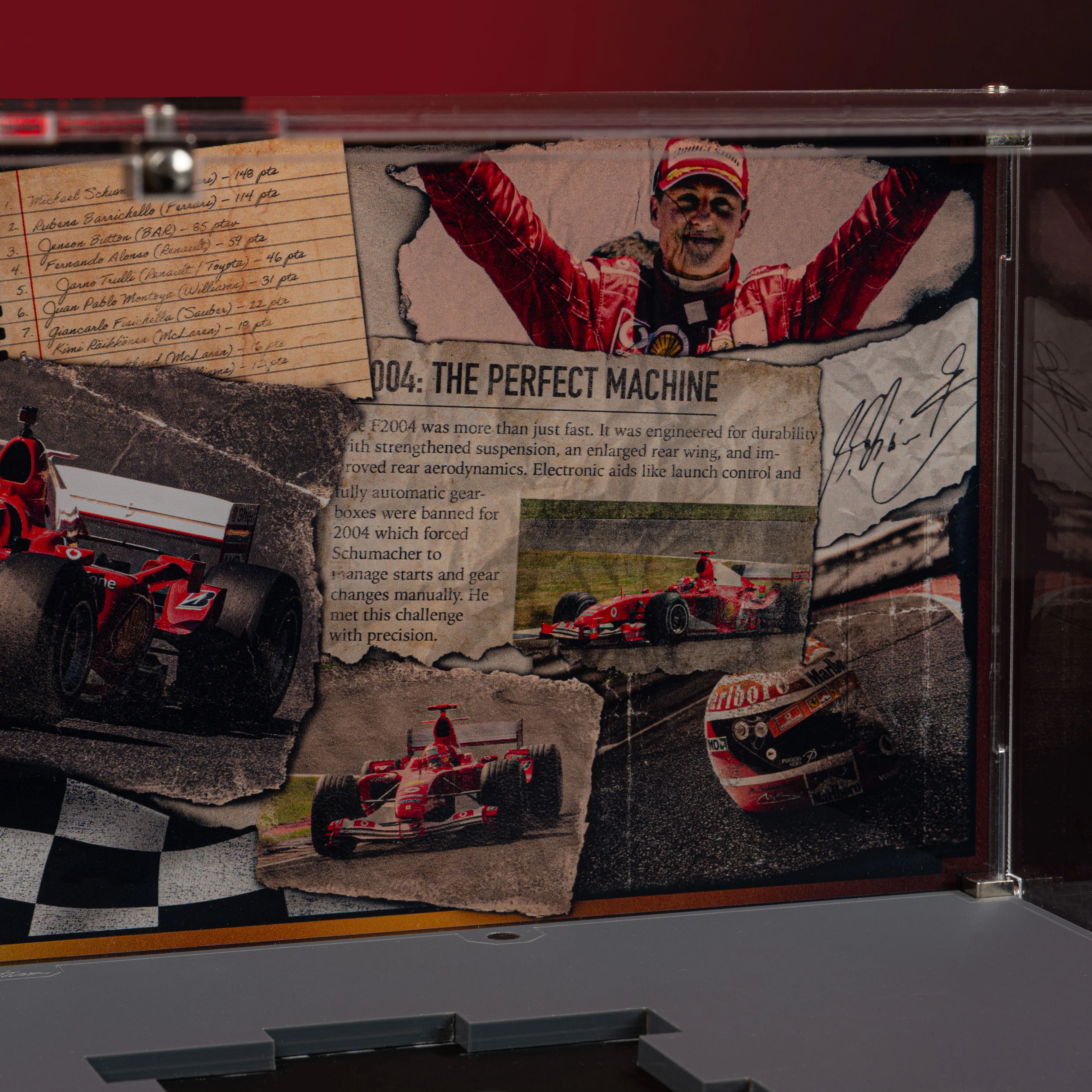 Limited Edition Display Case for LEGO® Icons: Ferrari F2004 & Michael Schumacher (11375) - Image 10