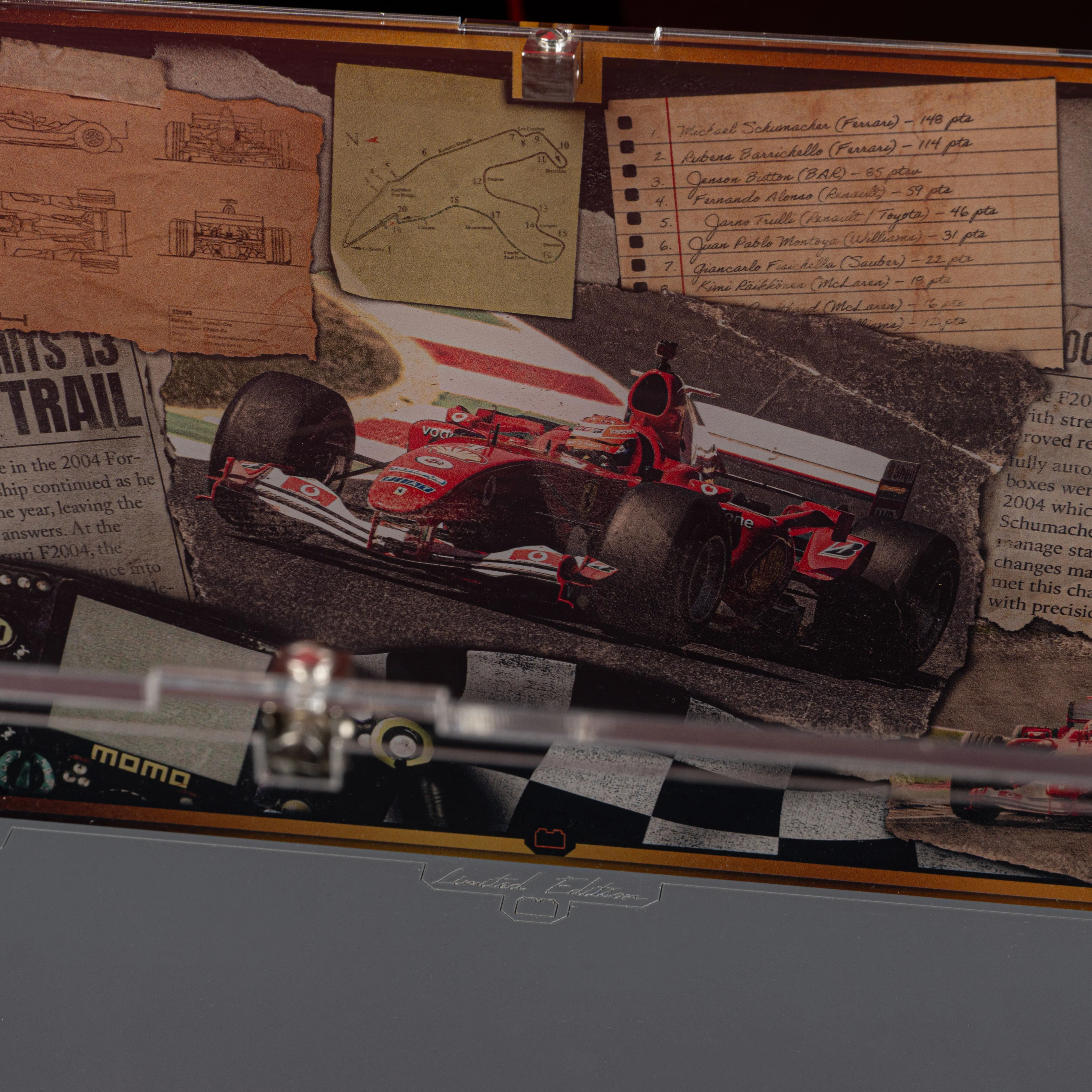 Limited Edition Display Case for LEGO® Icons: Ferrari F2004 & Michael Schumacher (11375) - Image 12