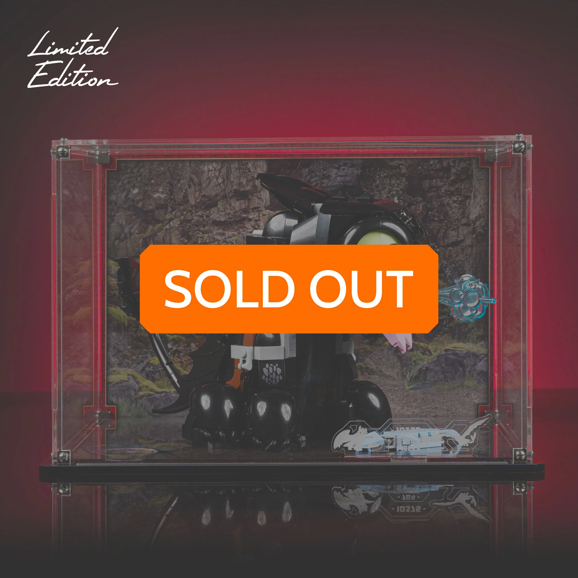 Limited Edition Display Case for LEGO® Icons: How to Train Your Dragon: Toothless (10375)