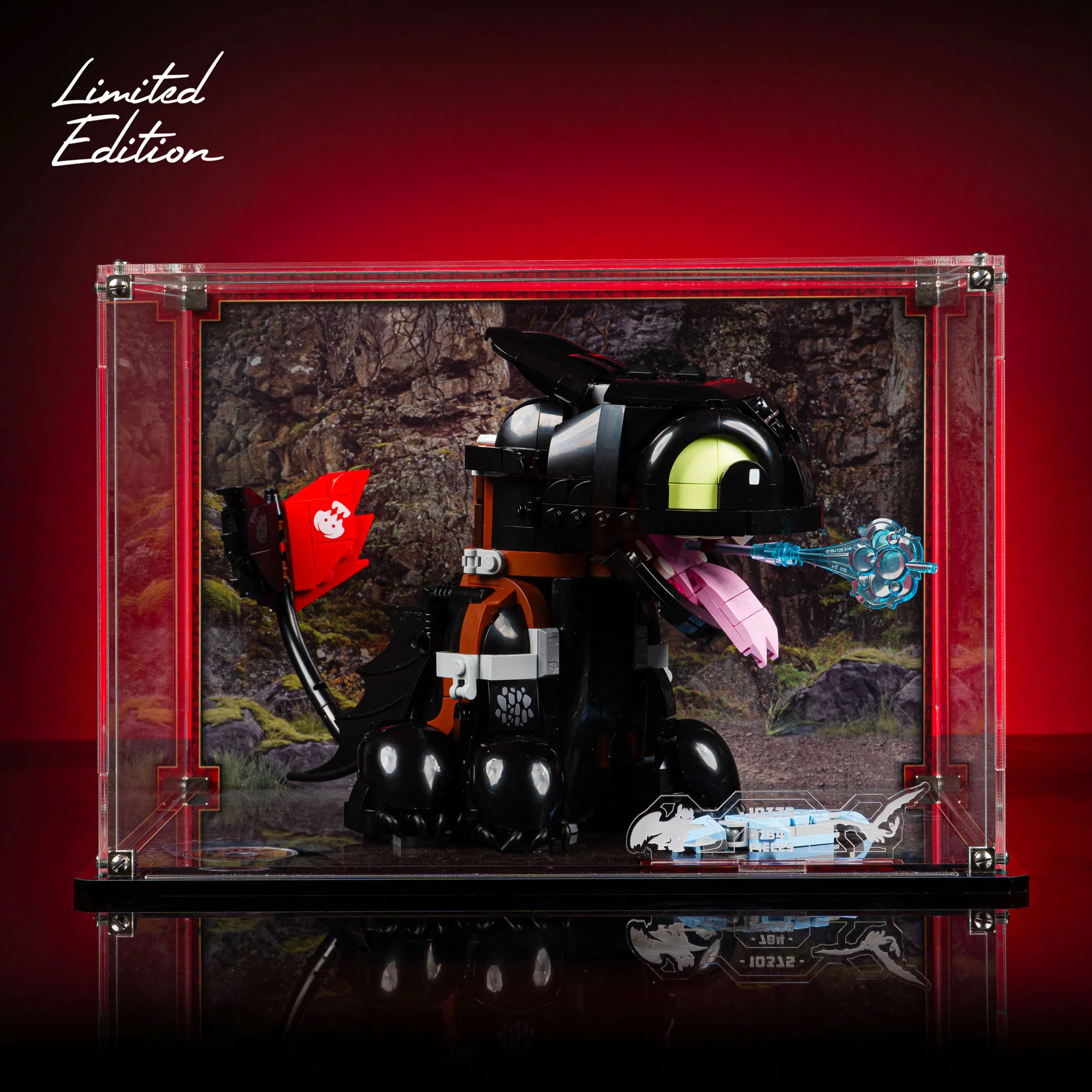 Limited Edition Display Case for LEGO® Icons: How to Train Your Dragon: Toothless (10375) - Image 2