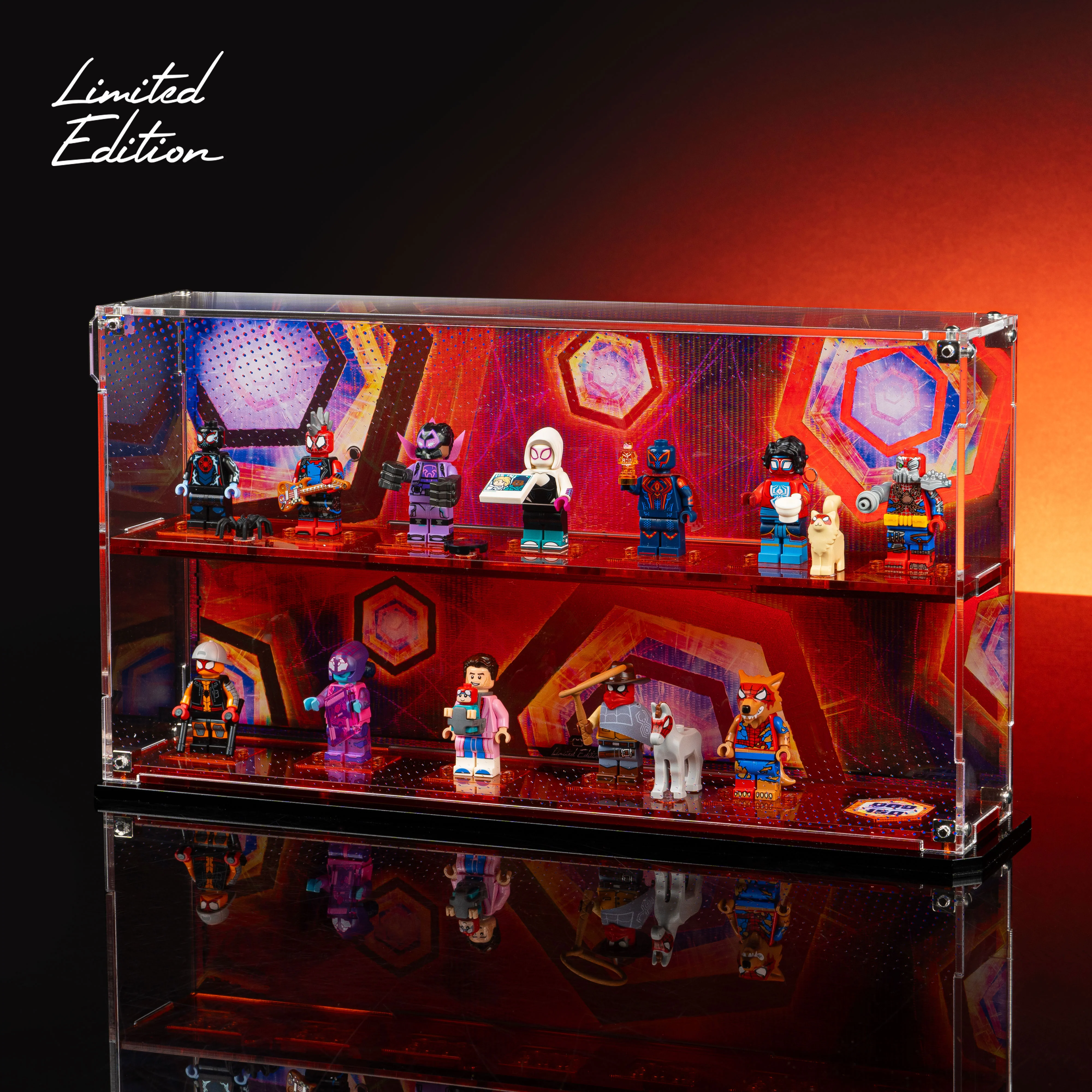 Limited Edition Display Case for LEGO® Spider-Man: Across the Spider-Verse Minifigures (71050) - Image 2
