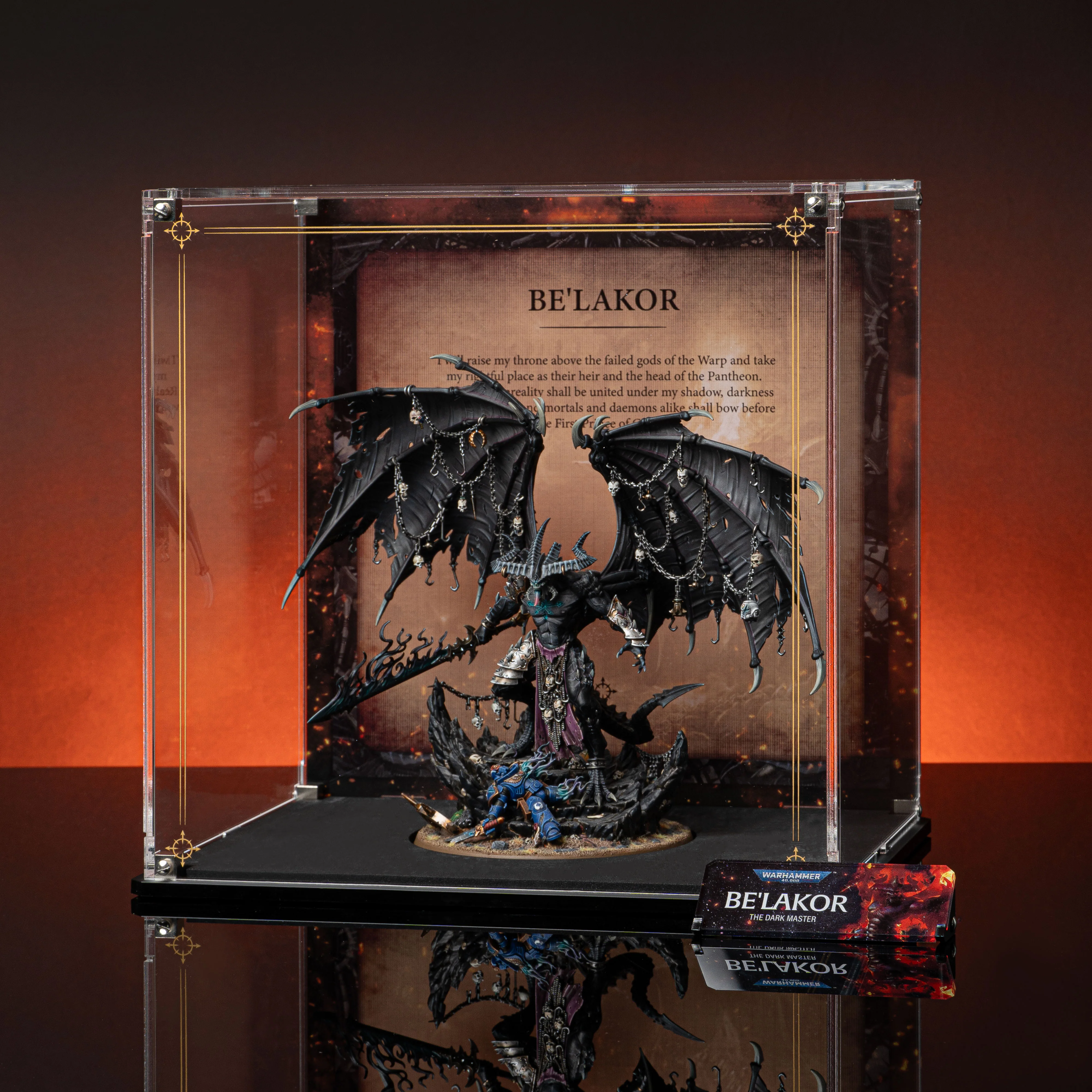 Limited Edition Display Case for Warhammer® 40,000 Be'lakor, the Dark Master - Image 2