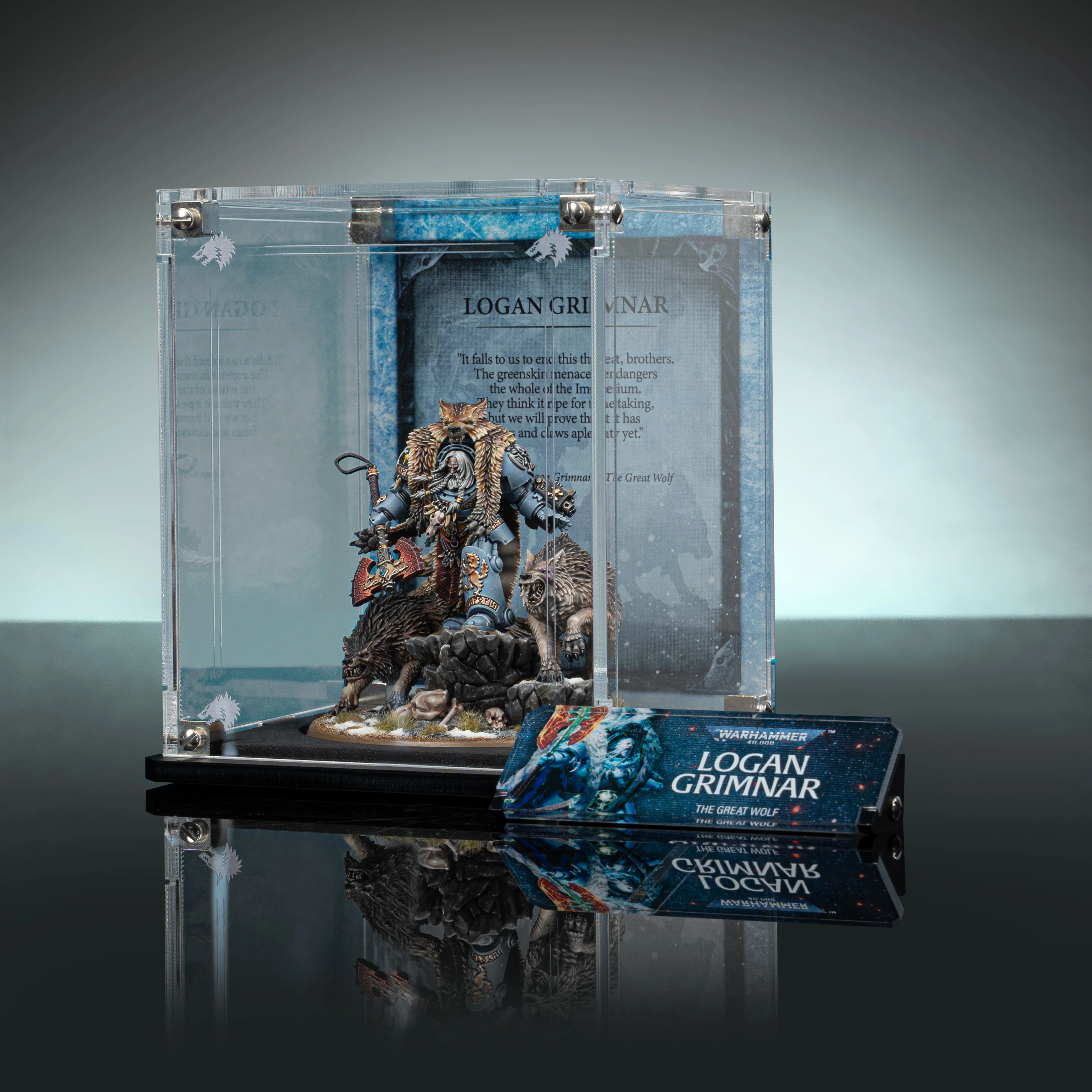 Limited Edition Display Case for Warhammer® 40,000 Logan Grimnar - Image 2