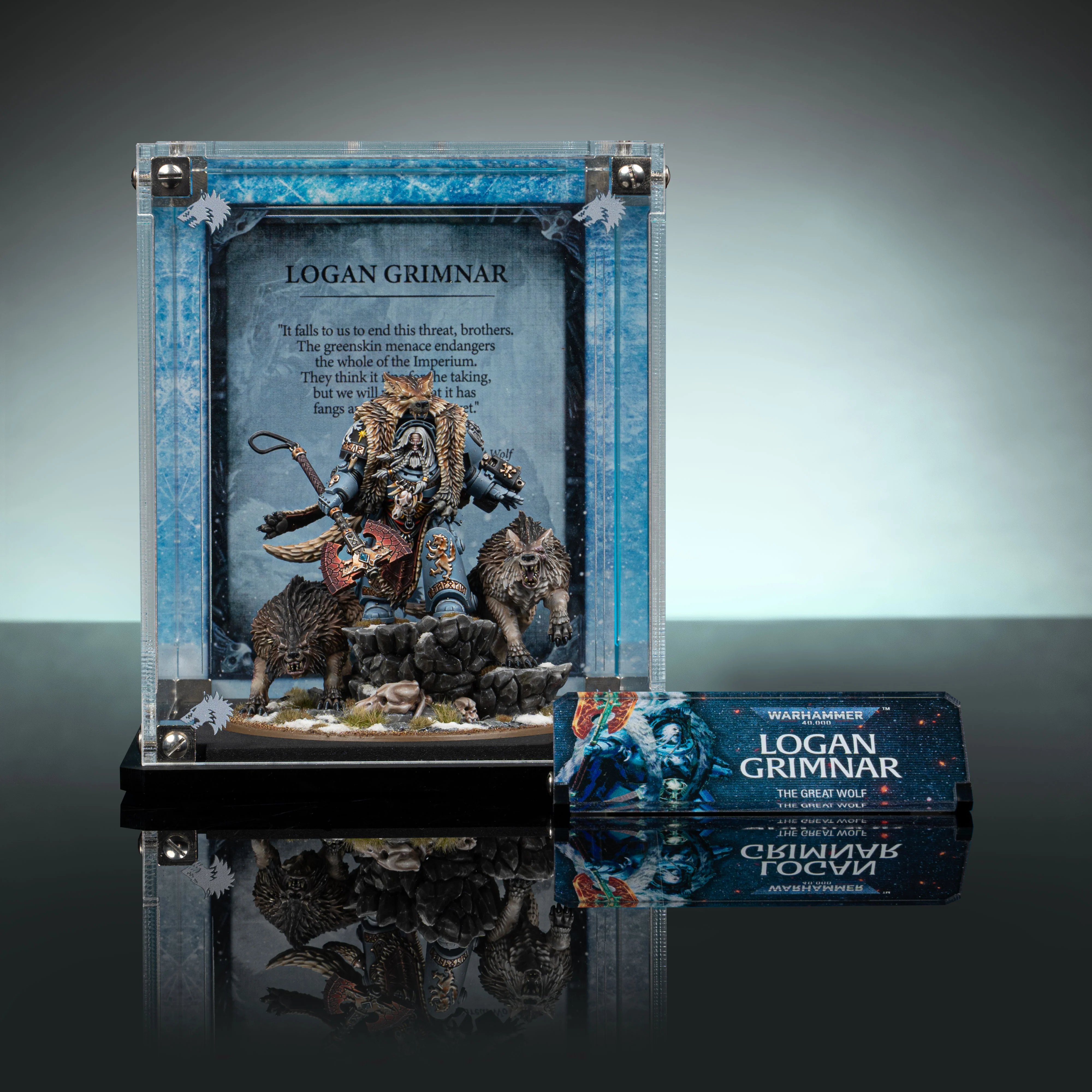 Limited Edition Display Case for Warhammer® 40,000 Logan Grimnar - Image 3
