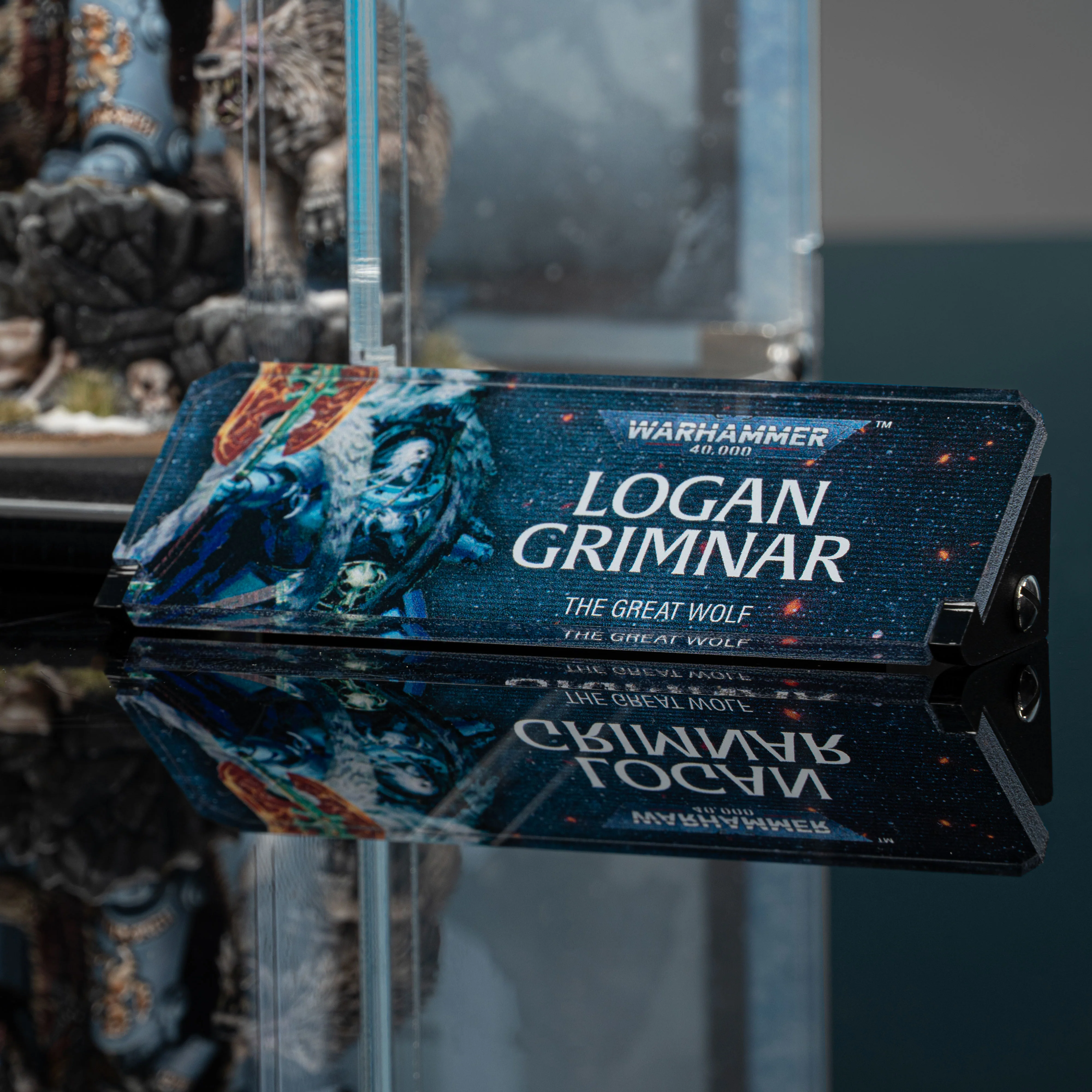 Limited Edition Display Case for Warhammer® 40,000 Logan Grimnar - Image 6