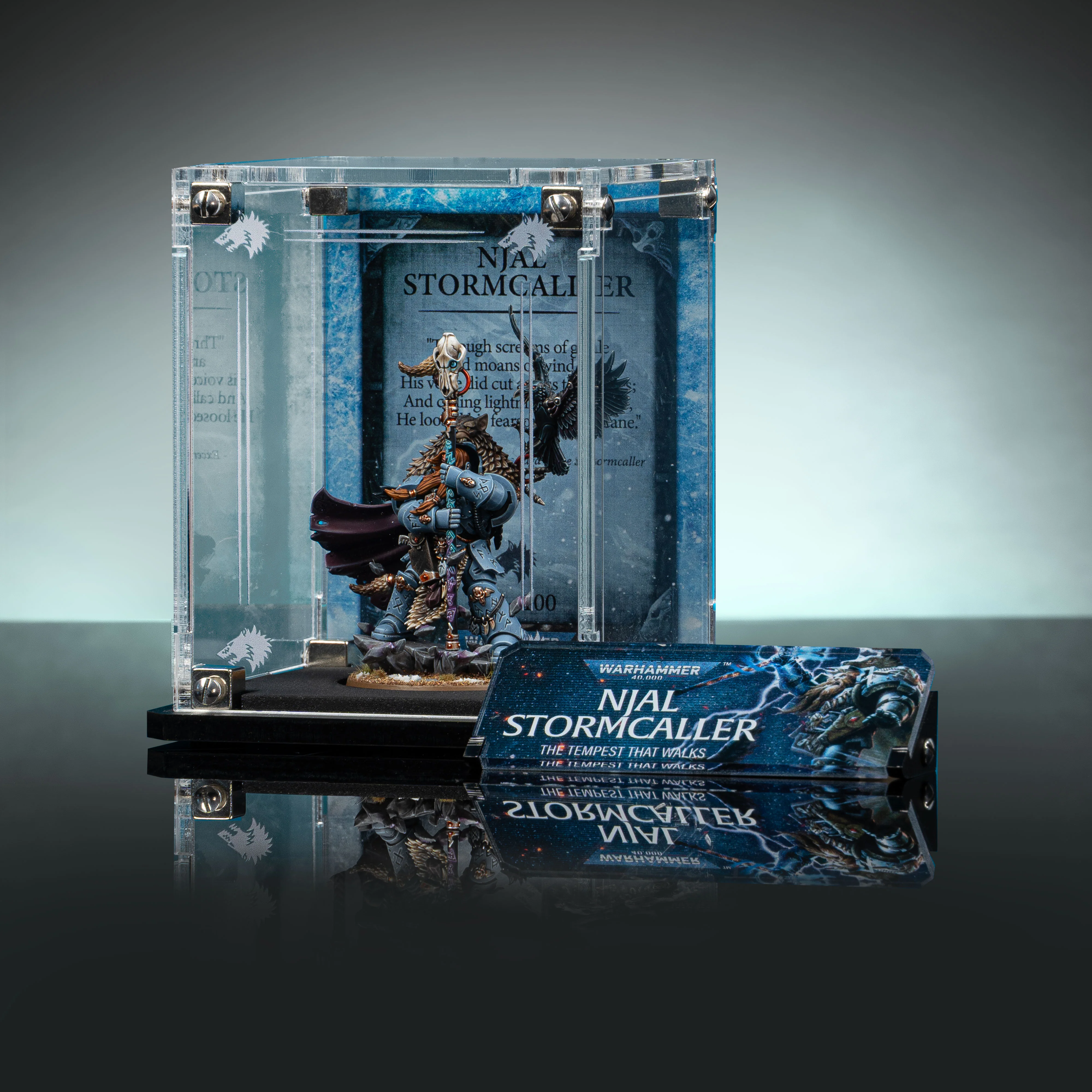 Limited Edition Display Case for Warhammer® 40,000 Njal Stormcaller - Image 2
