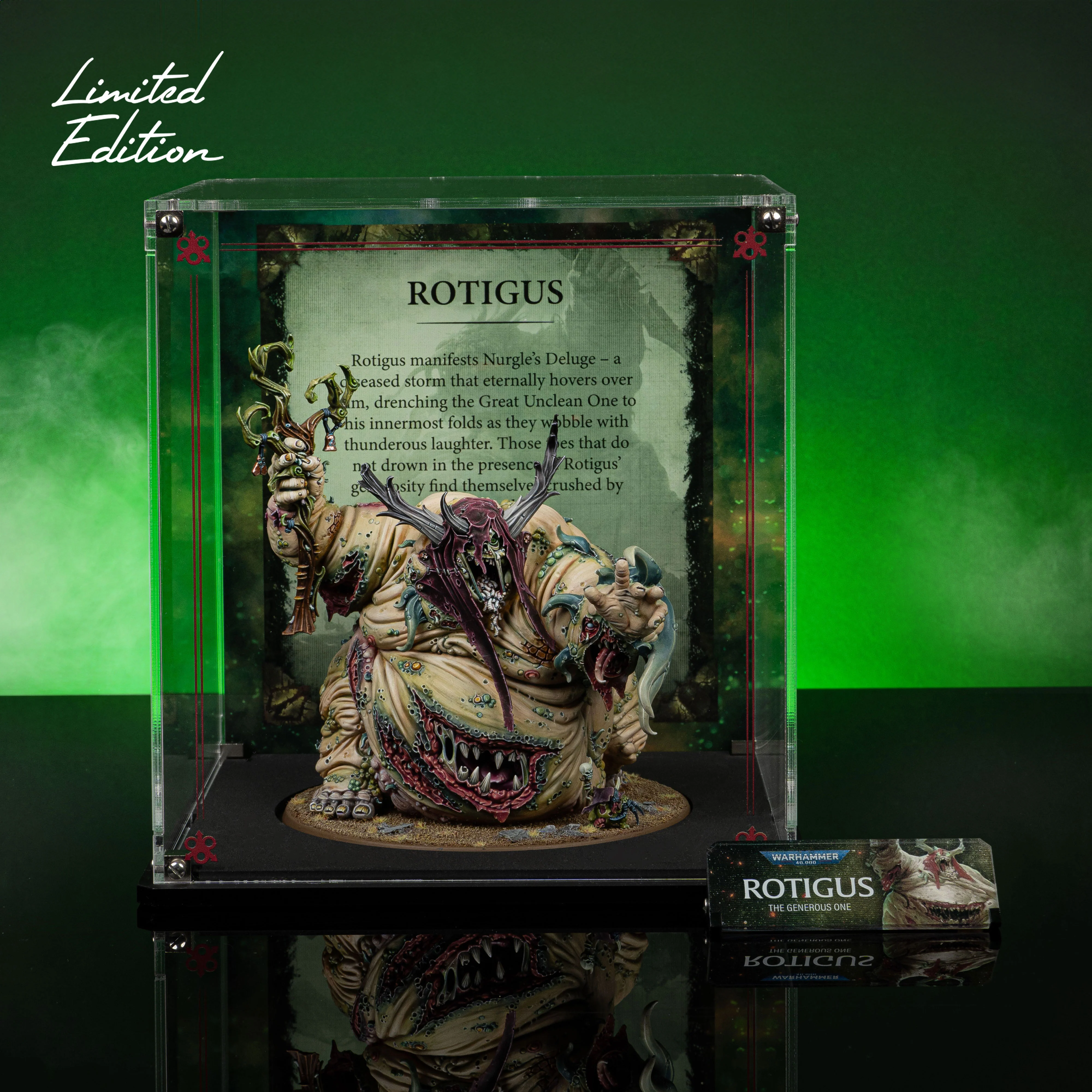 Limited Edition Display Case for Warhammer® 40,000 Rotigus