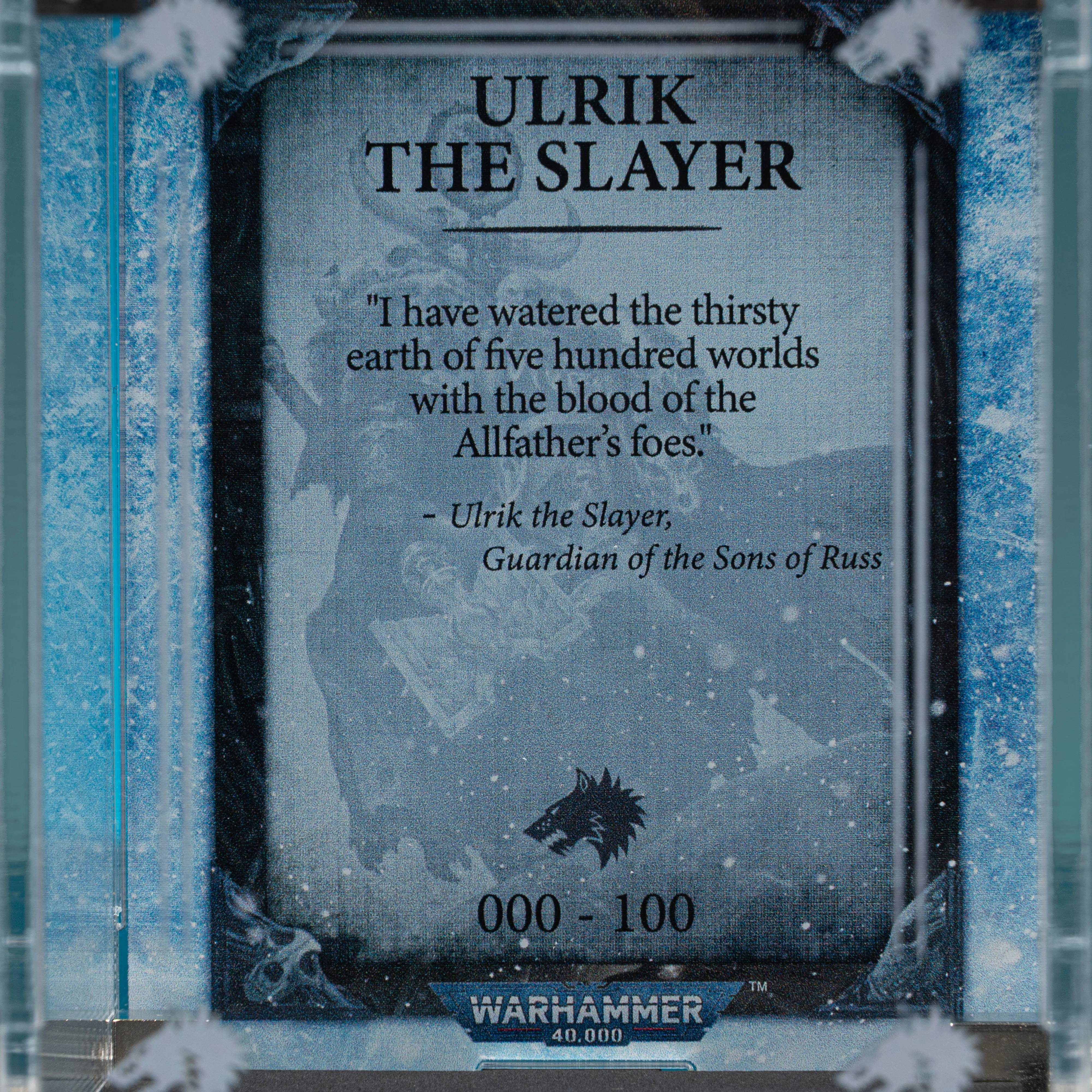 Limited Edition Display Case for Warhammer® 40,000 Ulrik the Slayer - Image 5