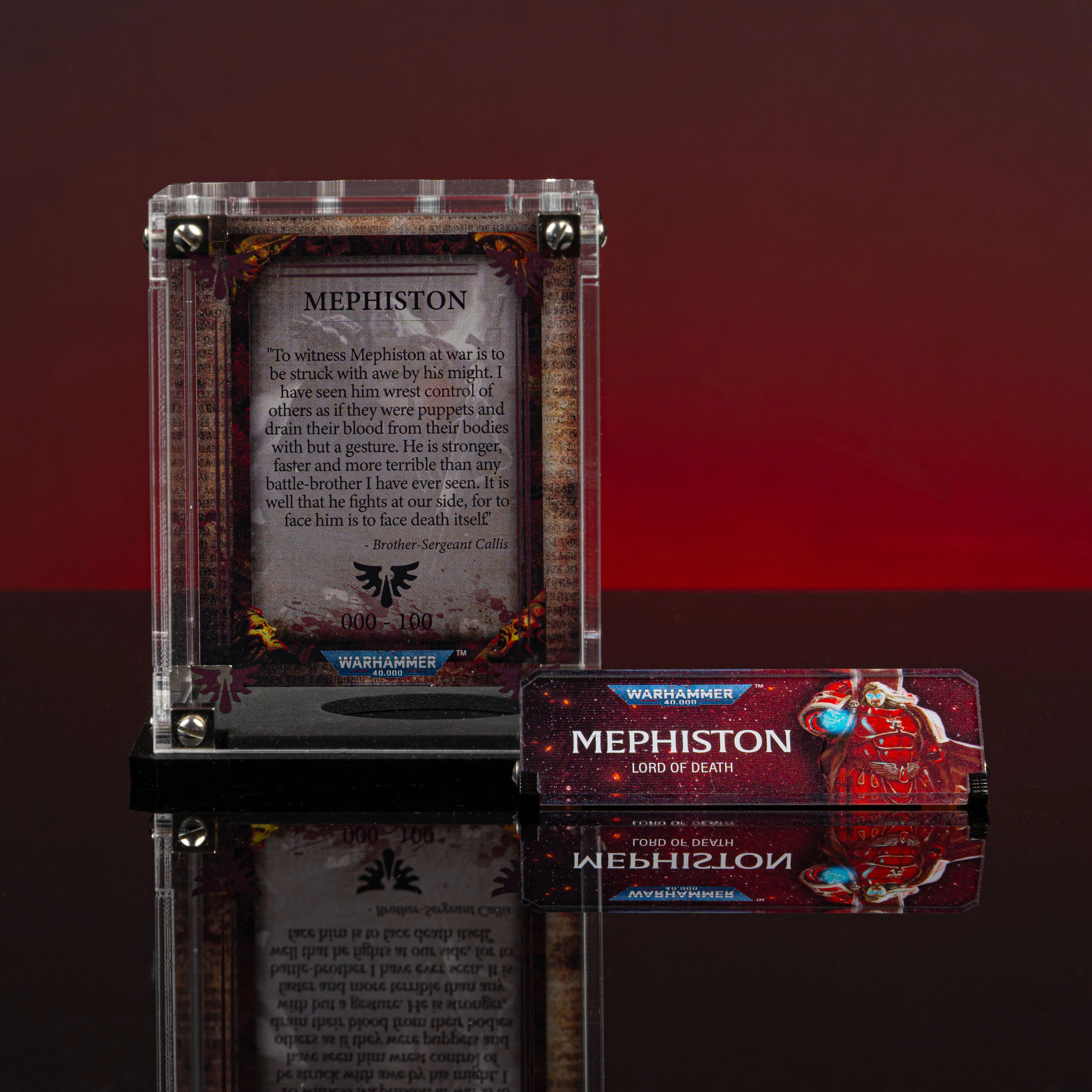 Limited Edition Display Cases for Warhammer® 40,000 Blood Angels Miniatures - Image 11