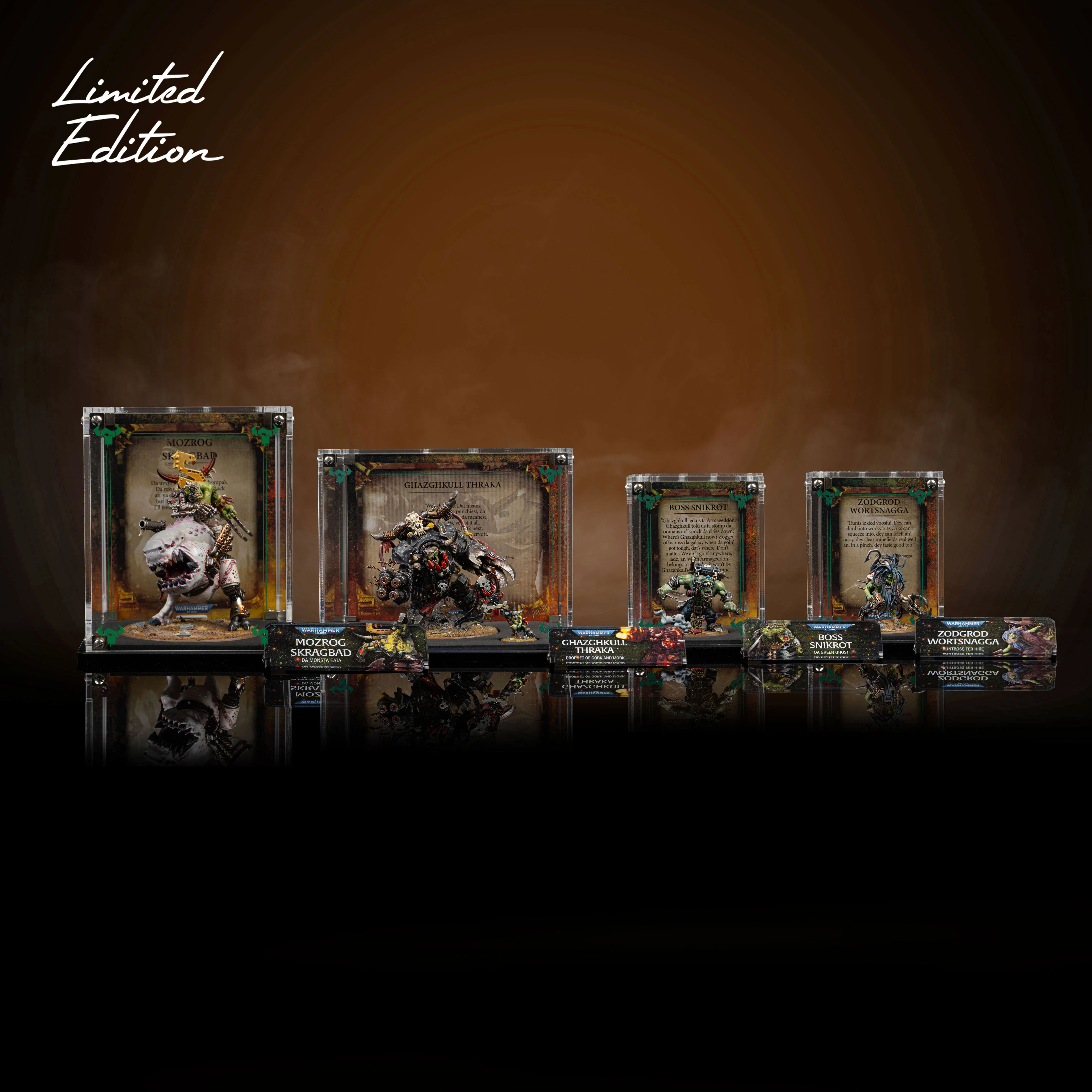 Limited Edition Display Cases for Warhammer® 40,000 Orks Miniatures