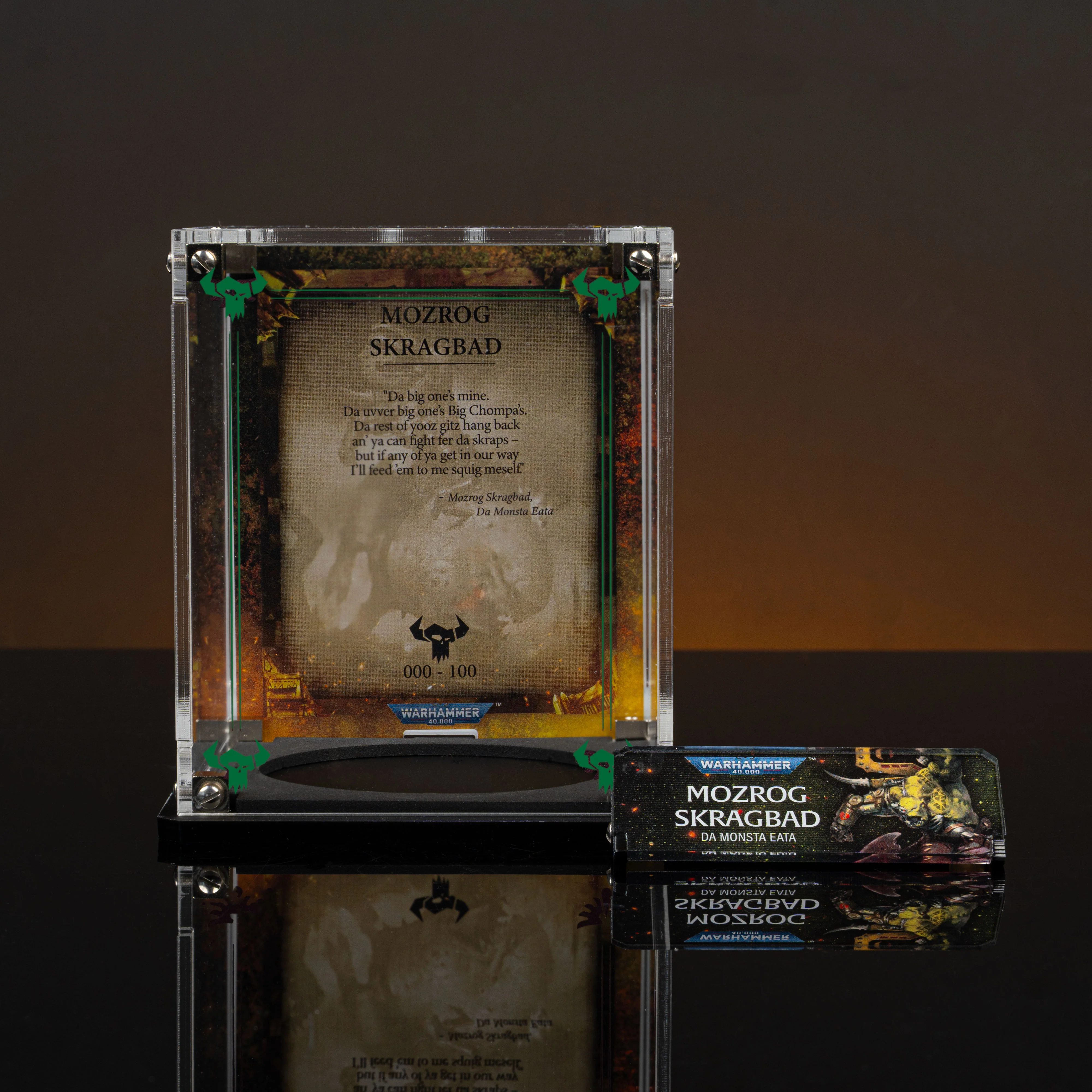 Limited Edition Display Cases for Warhammer® 40,000 Orks Miniatures - Image 3