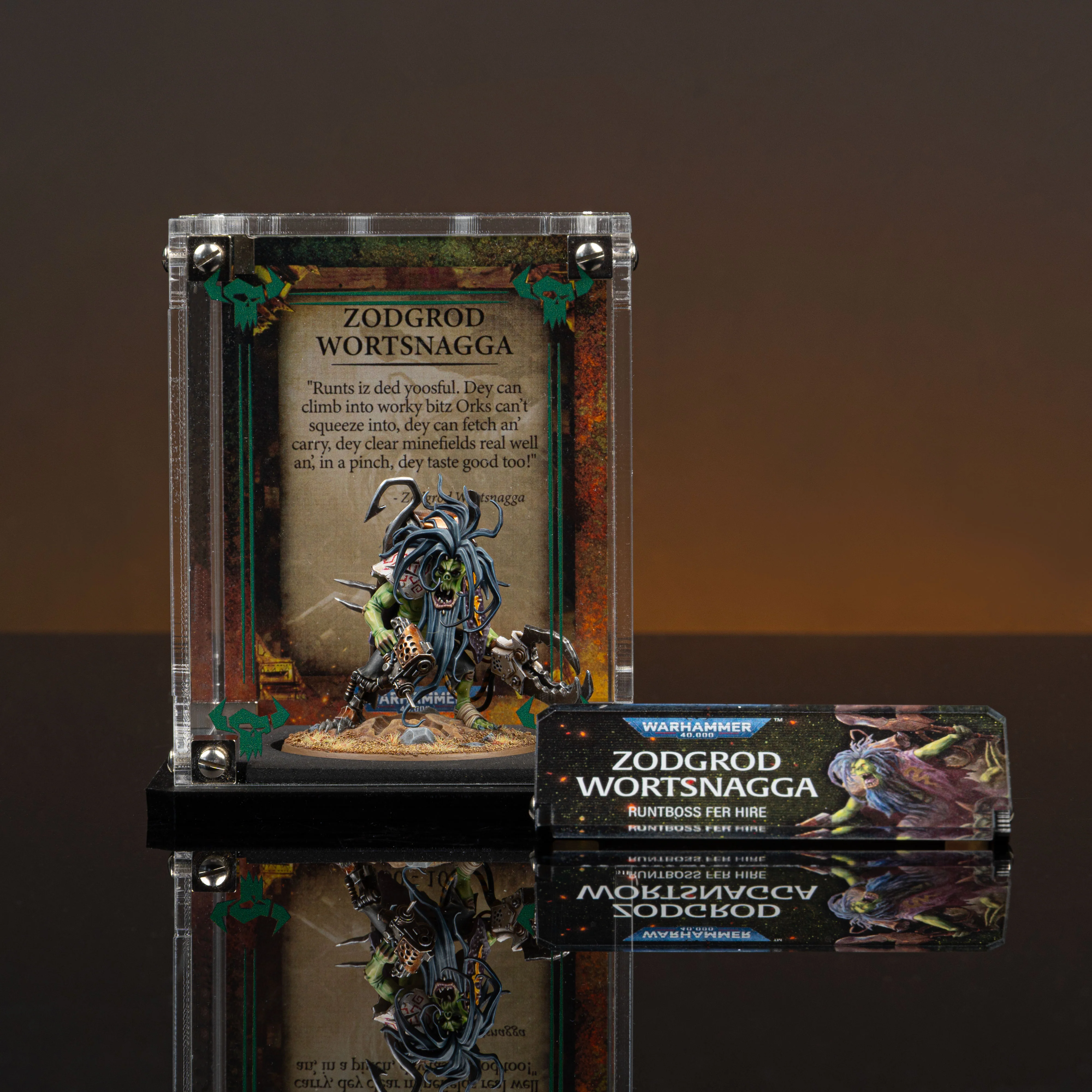 Limited Edition Display Cases for Warhammer® 40,000 Orks Miniatures - Image 6