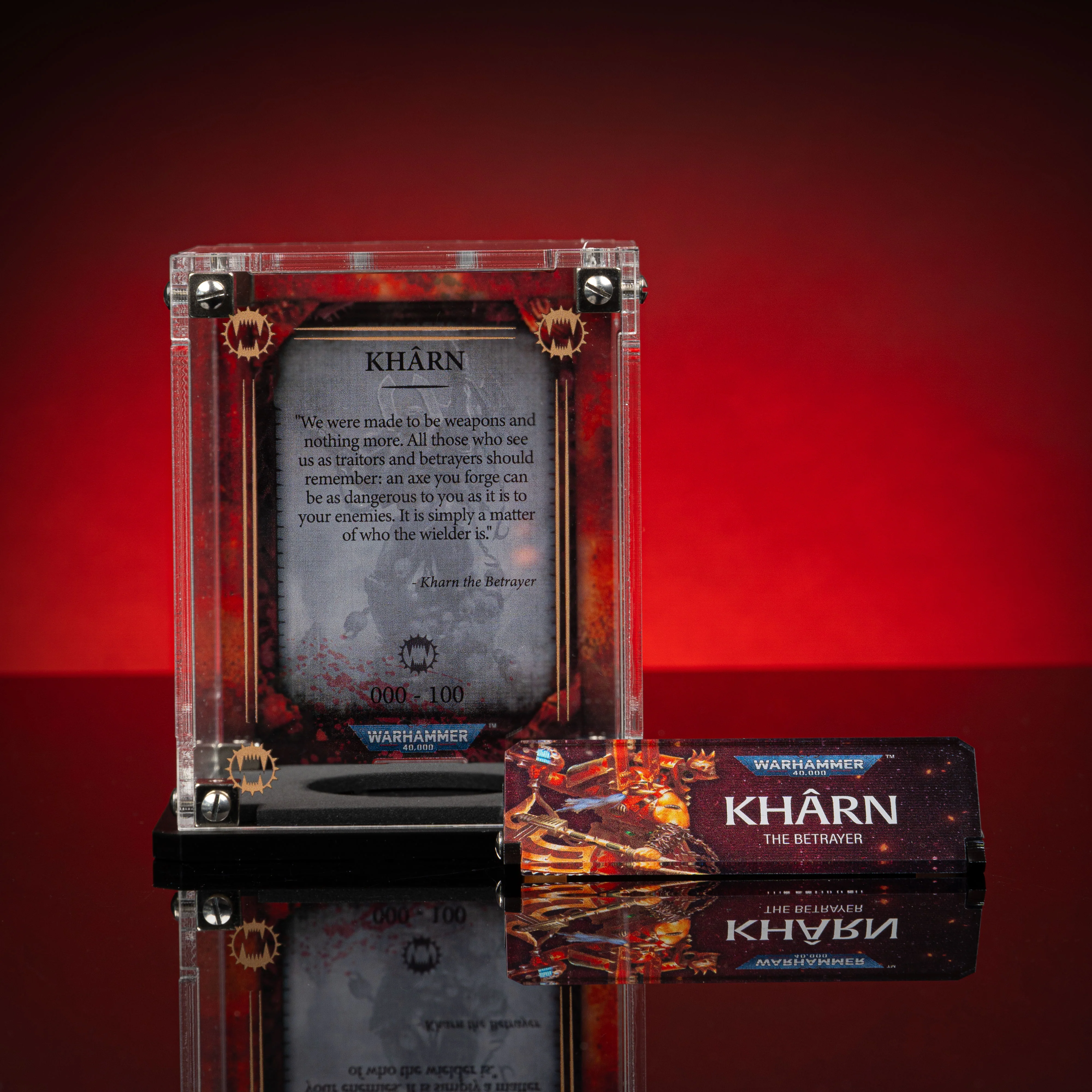 Limited Edition Display Cases for Warhammer® 40,000 World Eaters Miniatures - Image 10