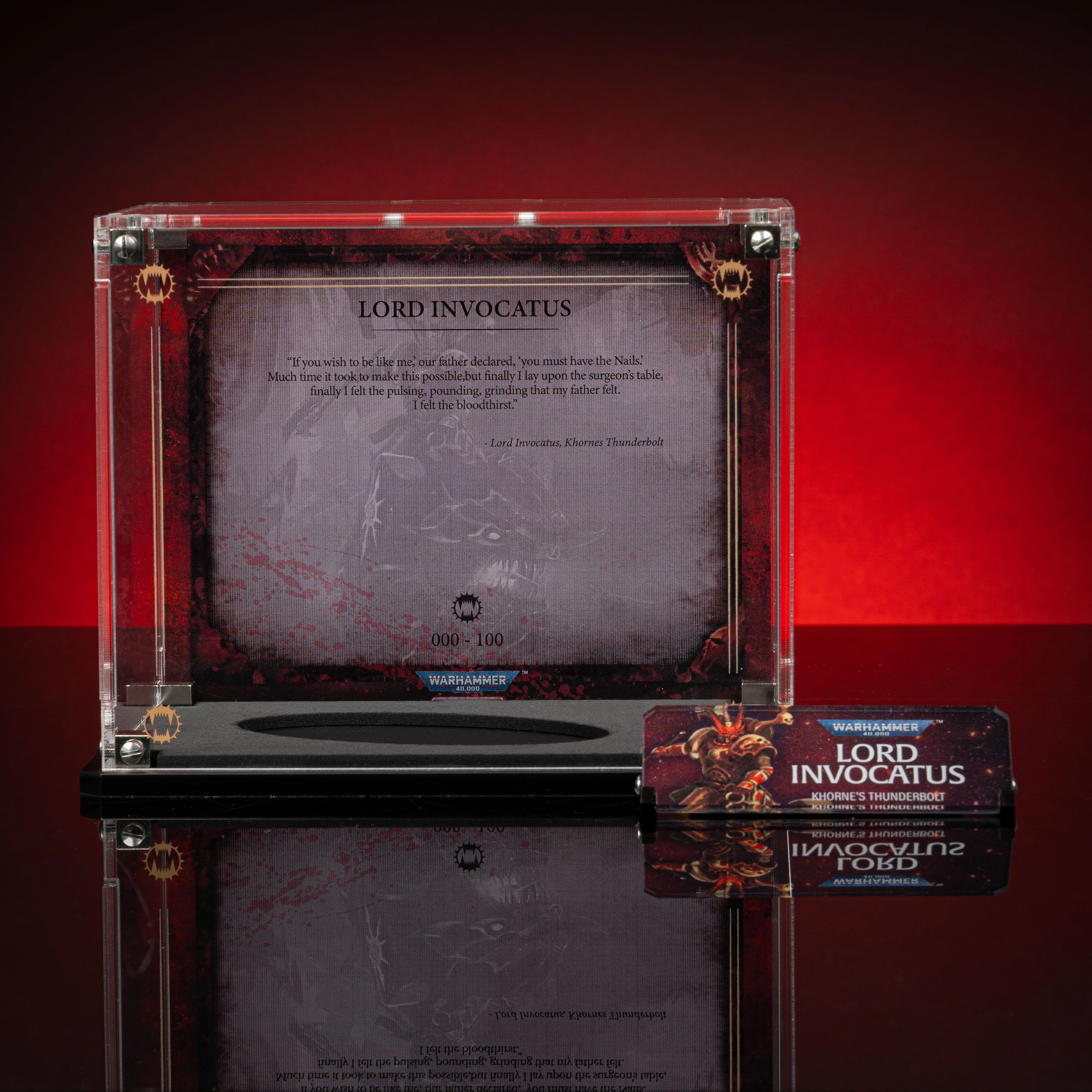 Limited Edition Display Cases for Warhammer® 40,000 World Eaters Miniatures - Image 11