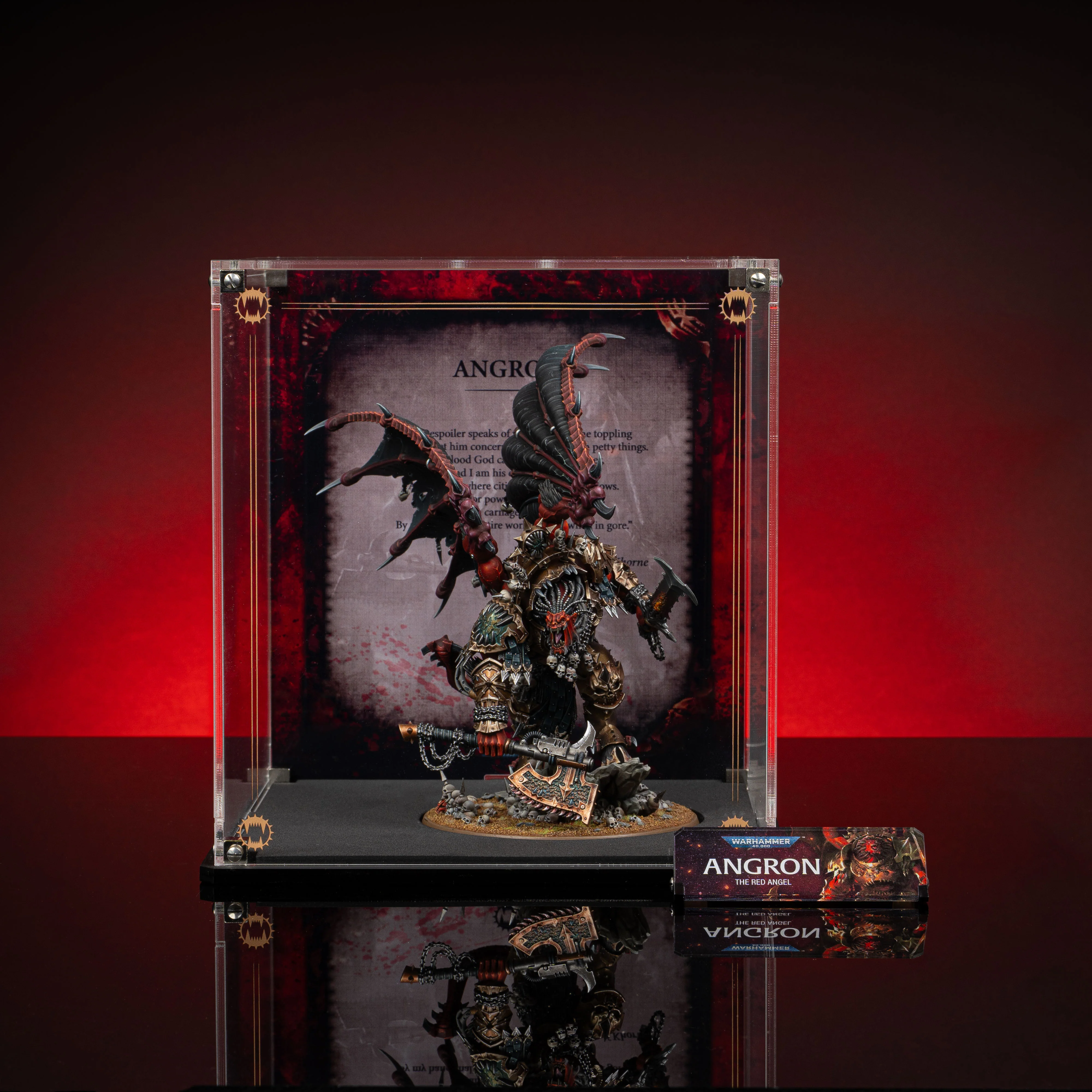 Limited Edition Display Cases for Warhammer® 40,000 World Eaters Miniatures - Image 2
