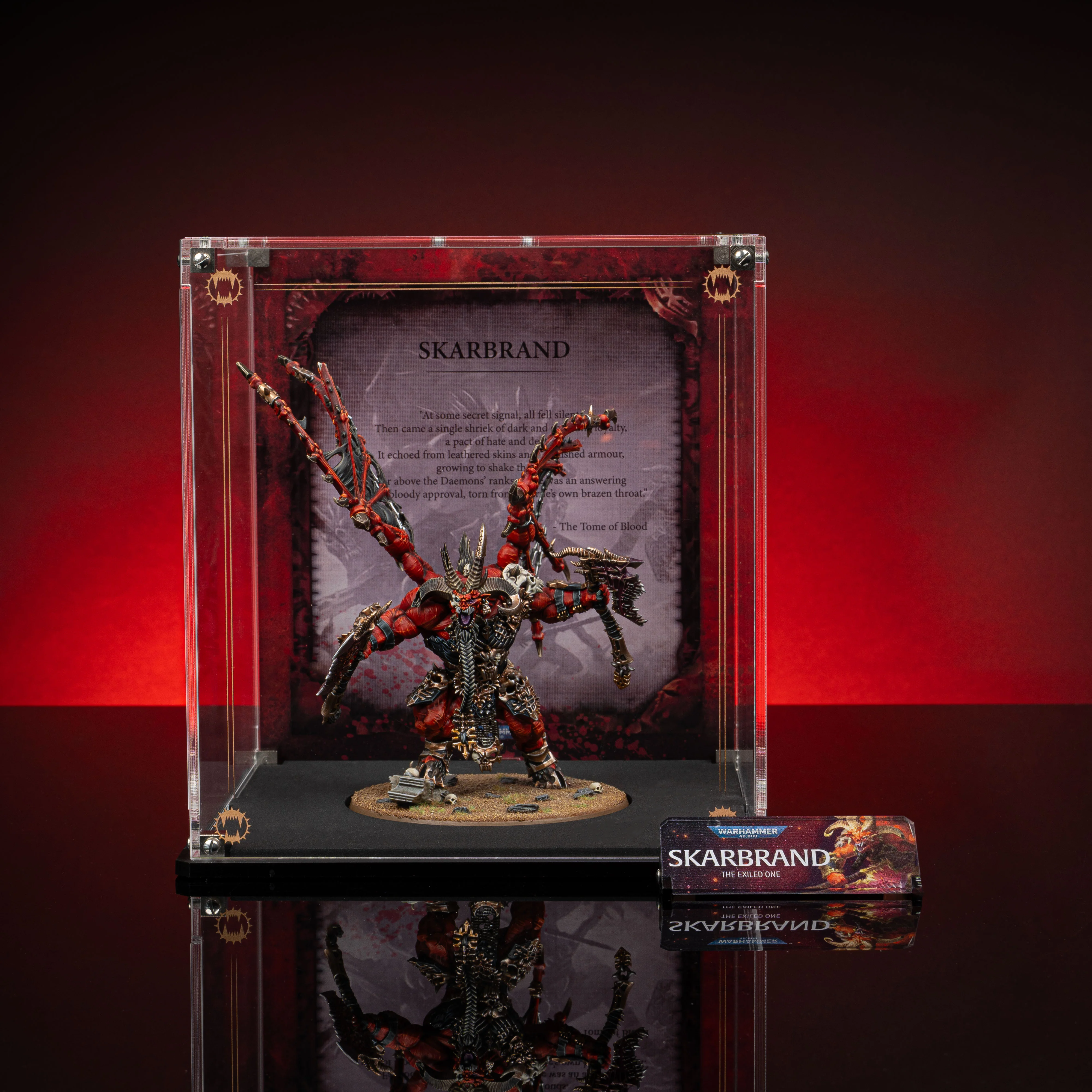 Limited Edition Display Cases for Warhammer® 40,000 World Eaters Miniatures - Image 3