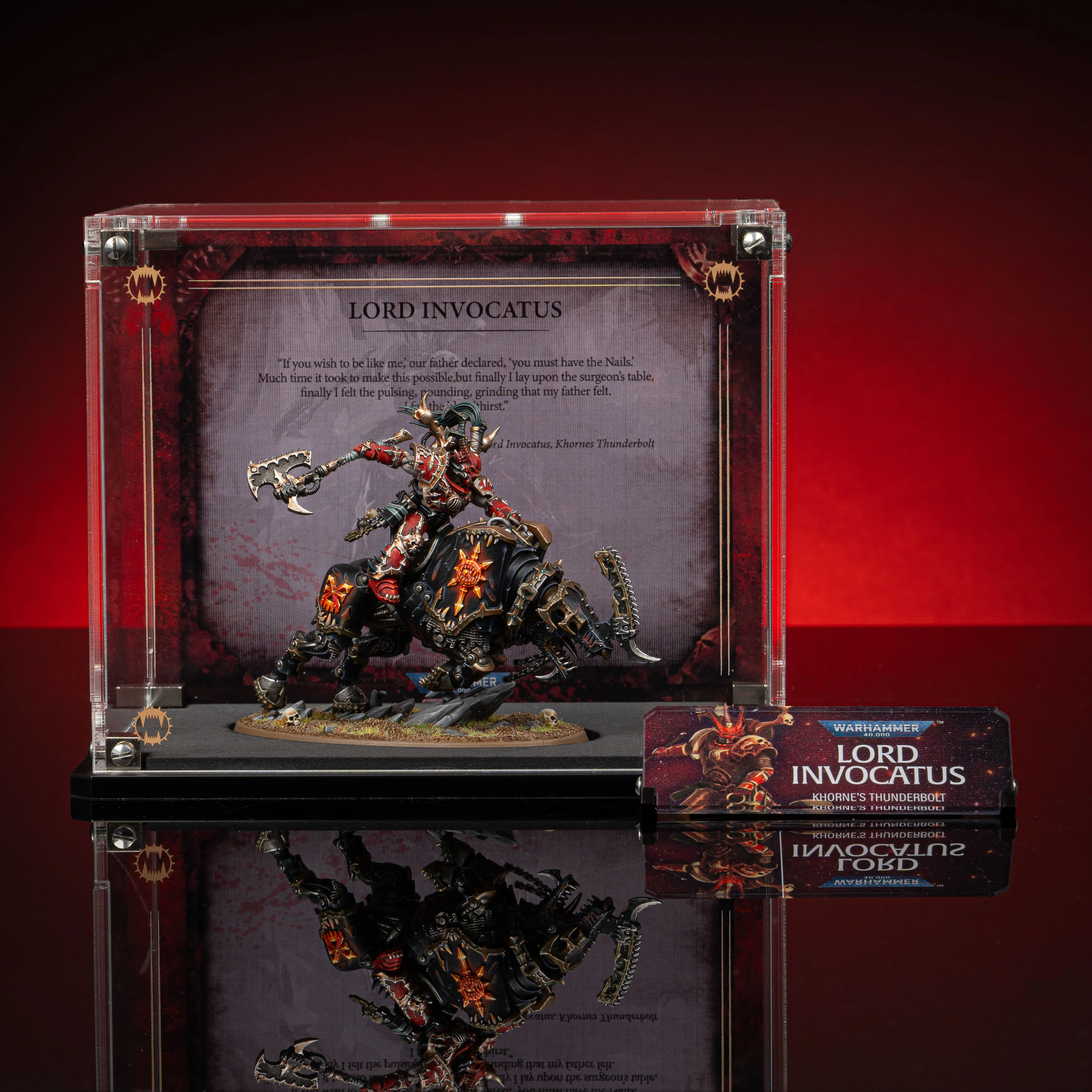 Limited Edition Display Cases for Warhammer® 40,000 World Eaters Miniatures - Image 5