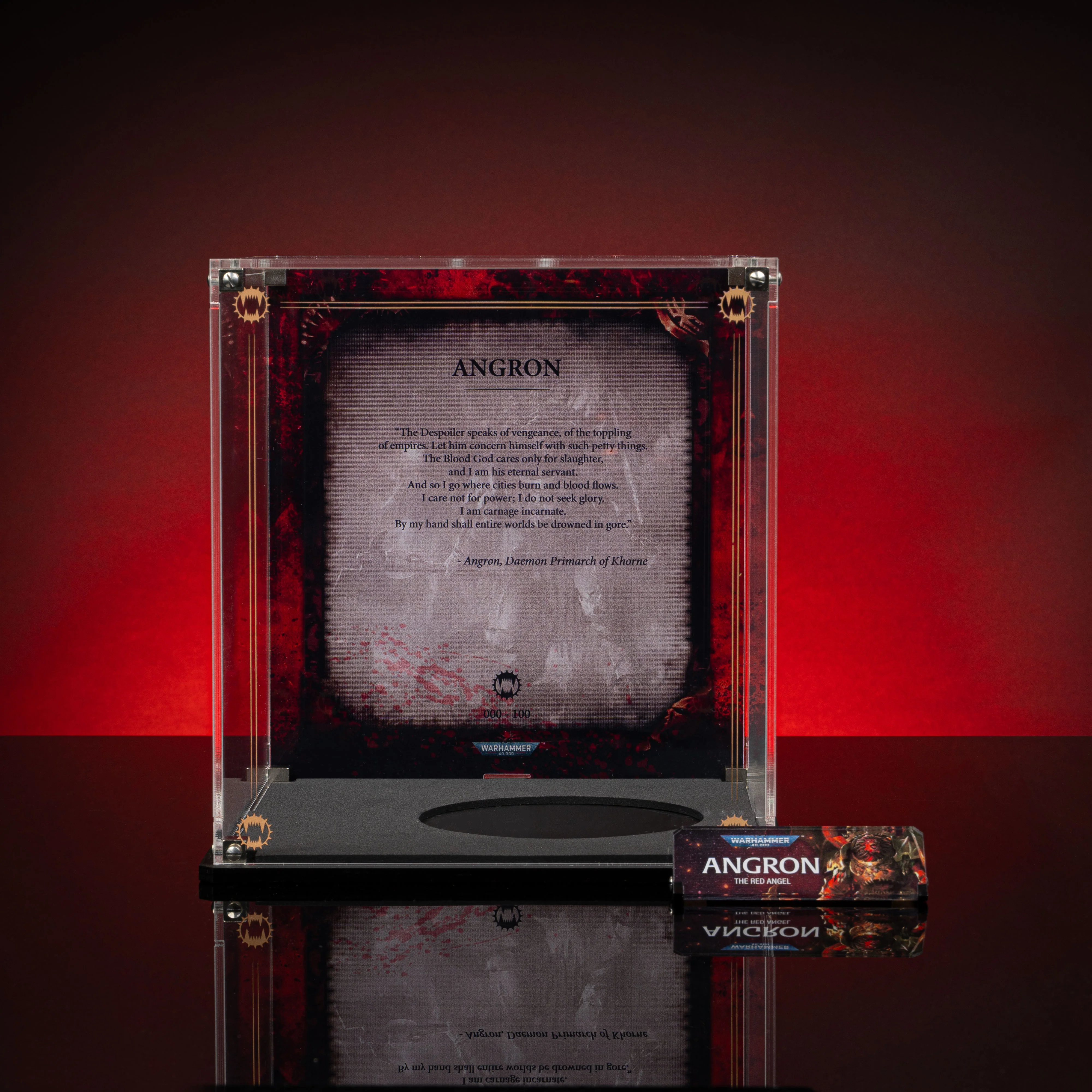 Limited Edition Display Cases for Warhammer® 40,000 World Eaters Miniatures - Image 7