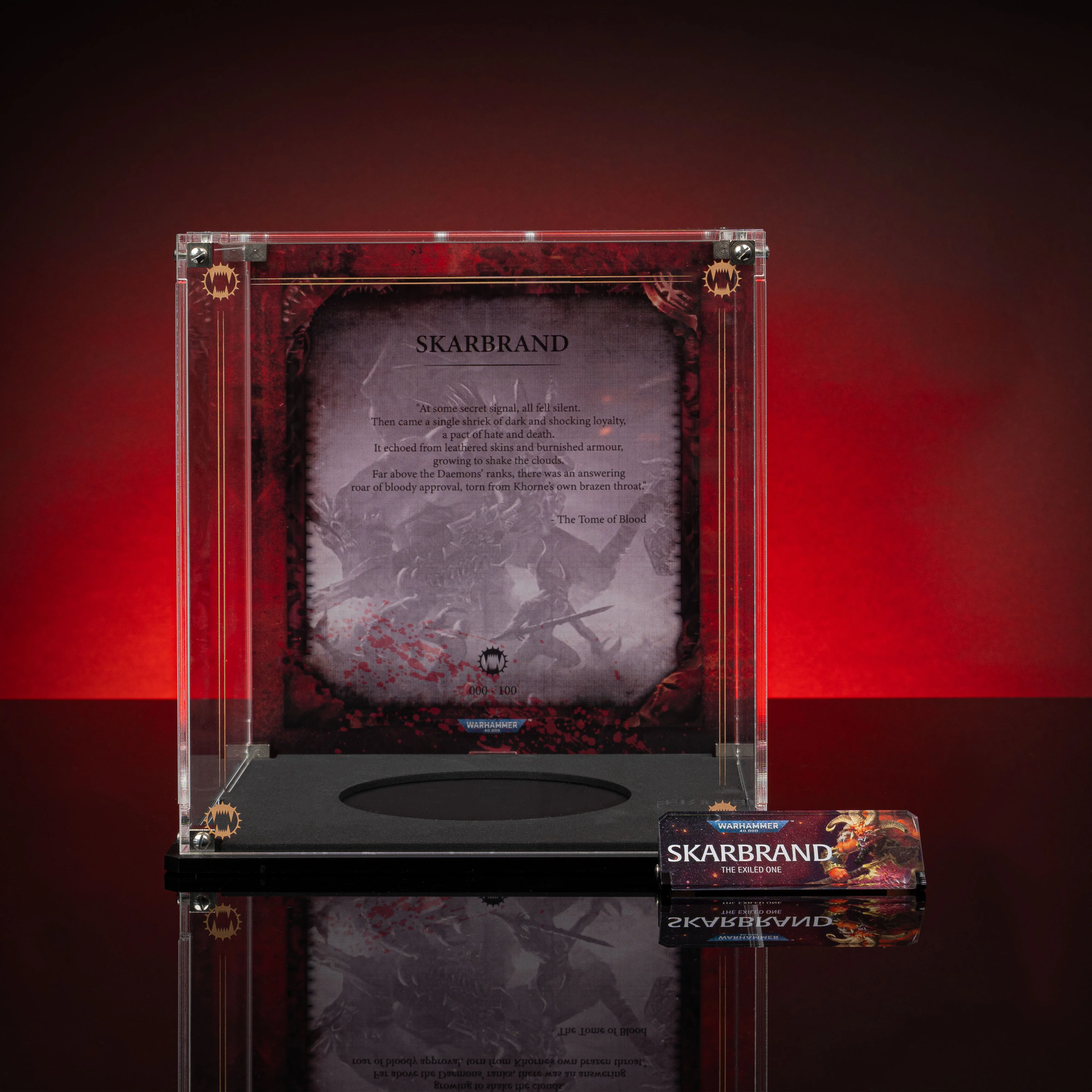 Limited Edition Display Cases for Warhammer® 40,000 World Eaters Miniatures - Image 8