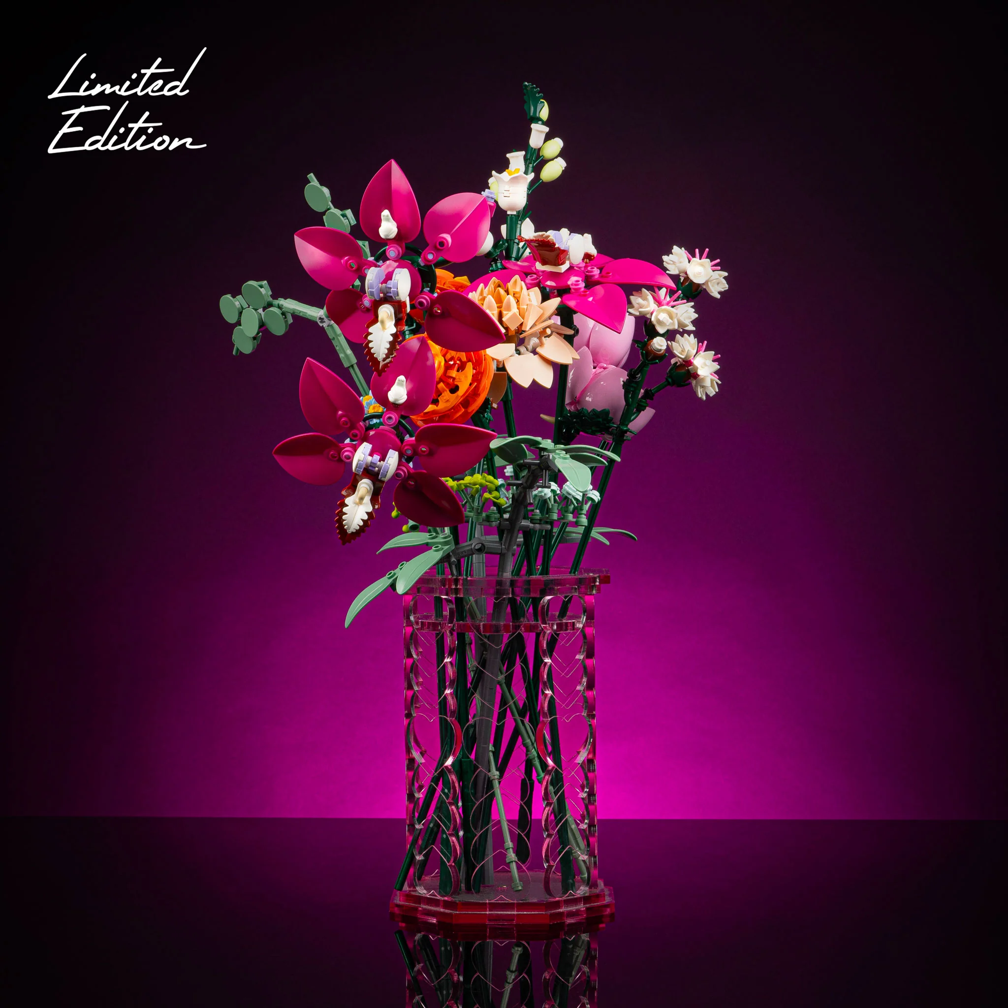Limited Edition Large Valentine’s Day Vase for LEGO® Botanical Flowers - Image 2