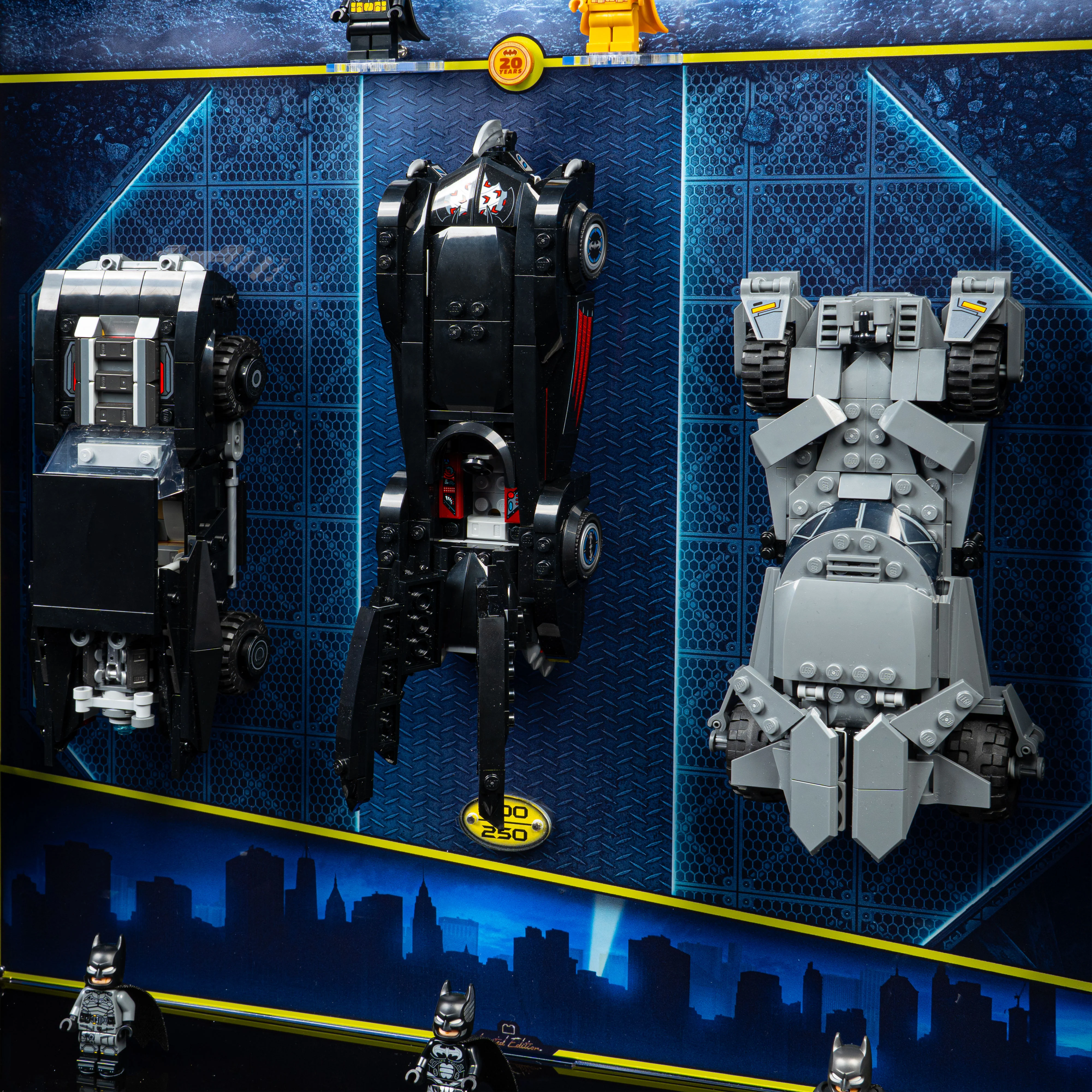 Limited Edition Wall Mounted Display Case for LEGO® Batman™ Logo & Cars (76330) (76332) (76333) (76331) - Image 12