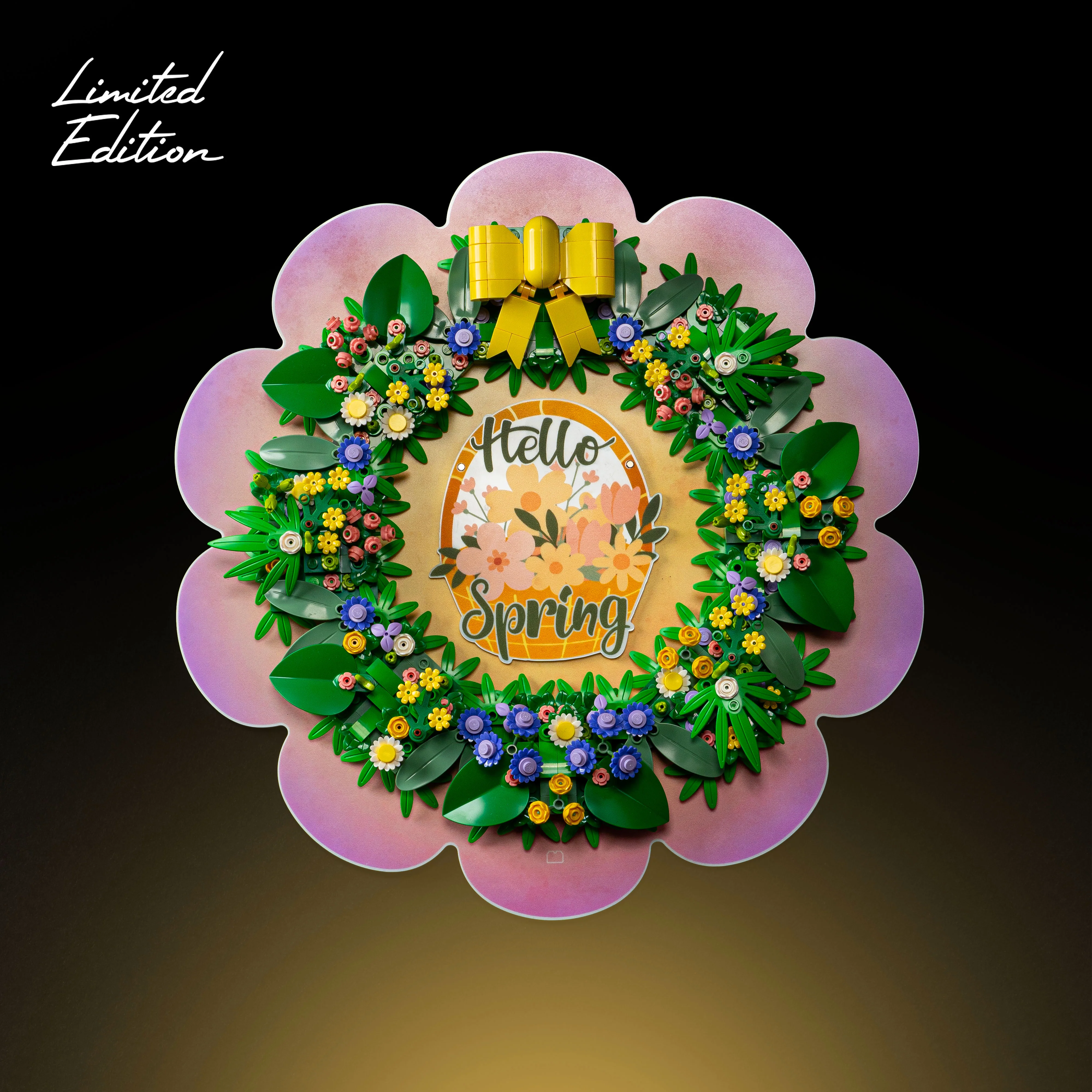 Limited Edition Wall Mounted Display Stand for LEGO® Spring Wreath (40957) - Image 2